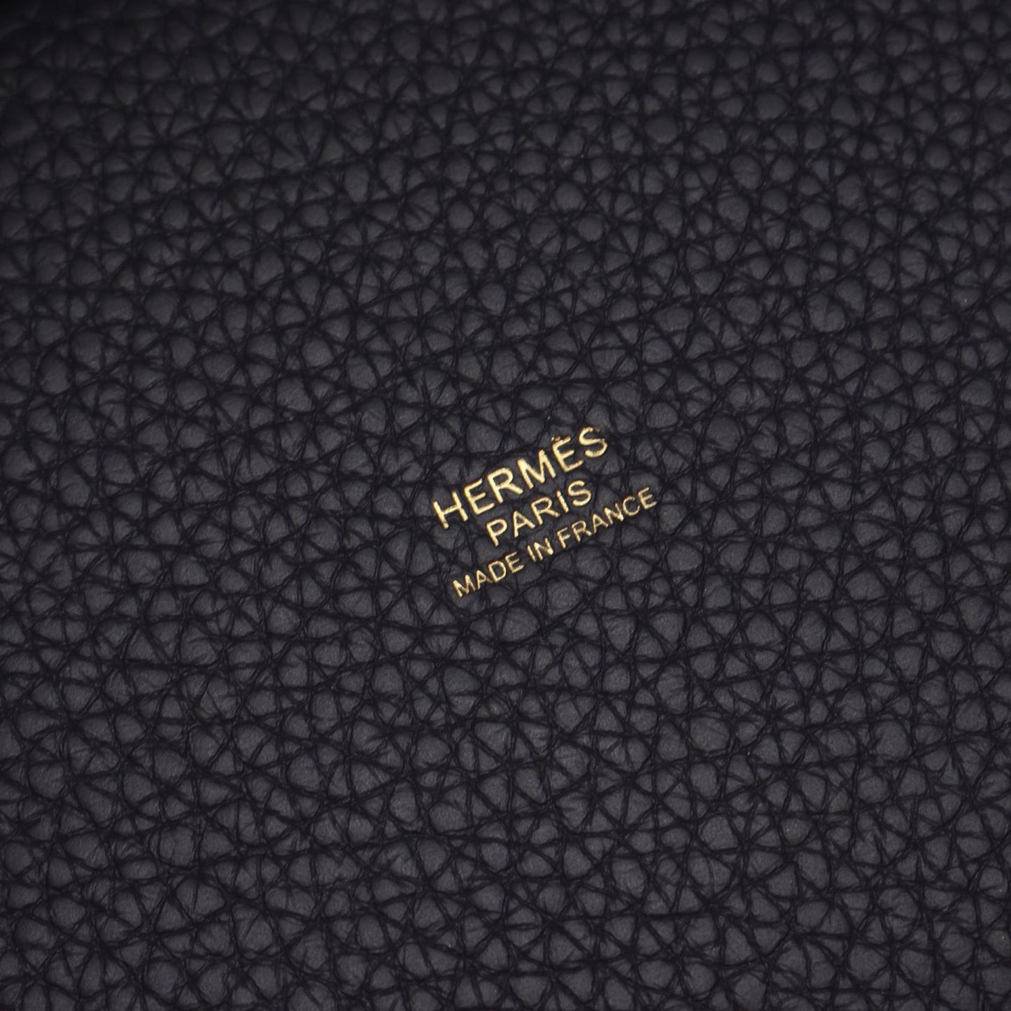 Hermes Navy Pink Taurillon Clemence Leather Handbag ( )