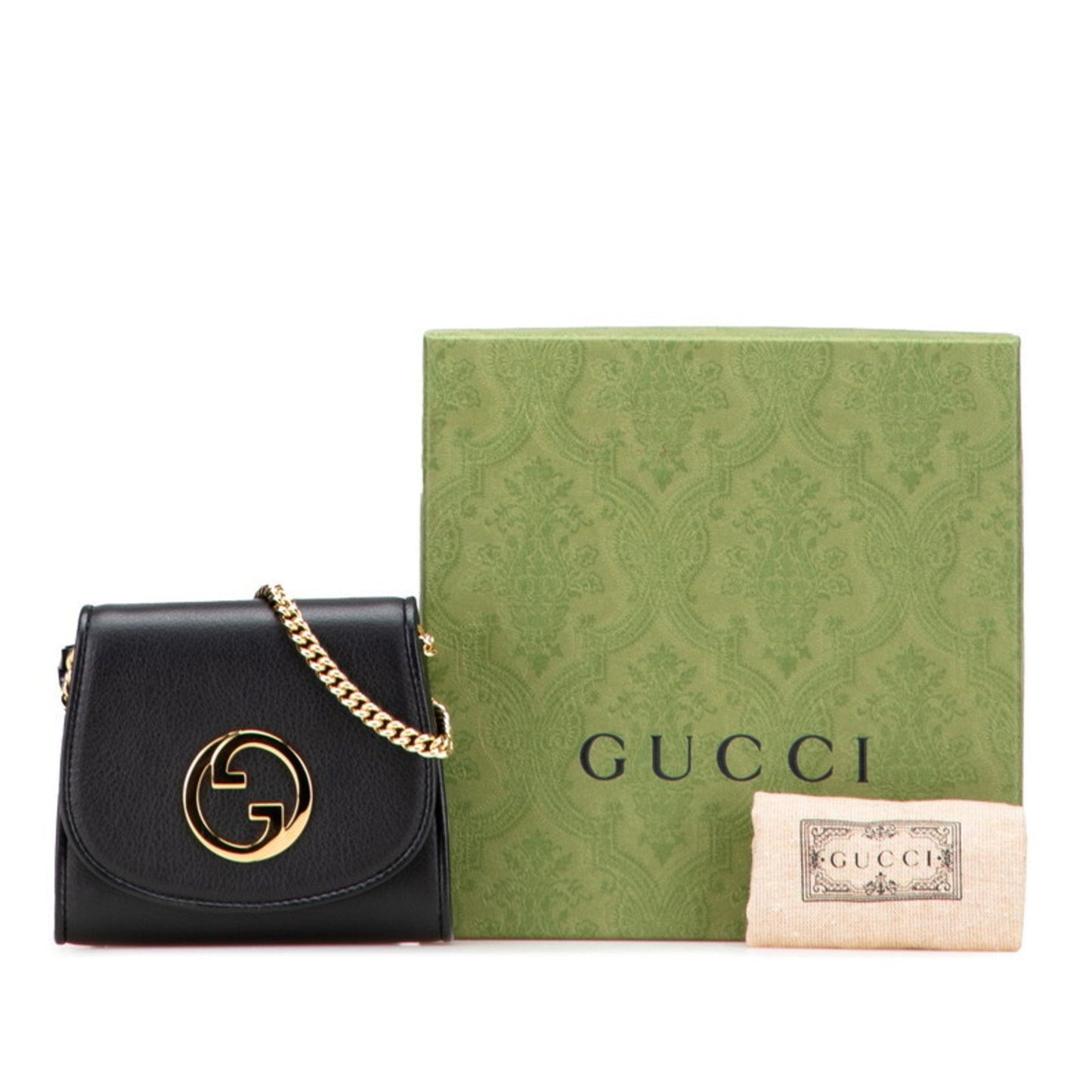 Gucci Black Chain/Shoulder Wallet ( )