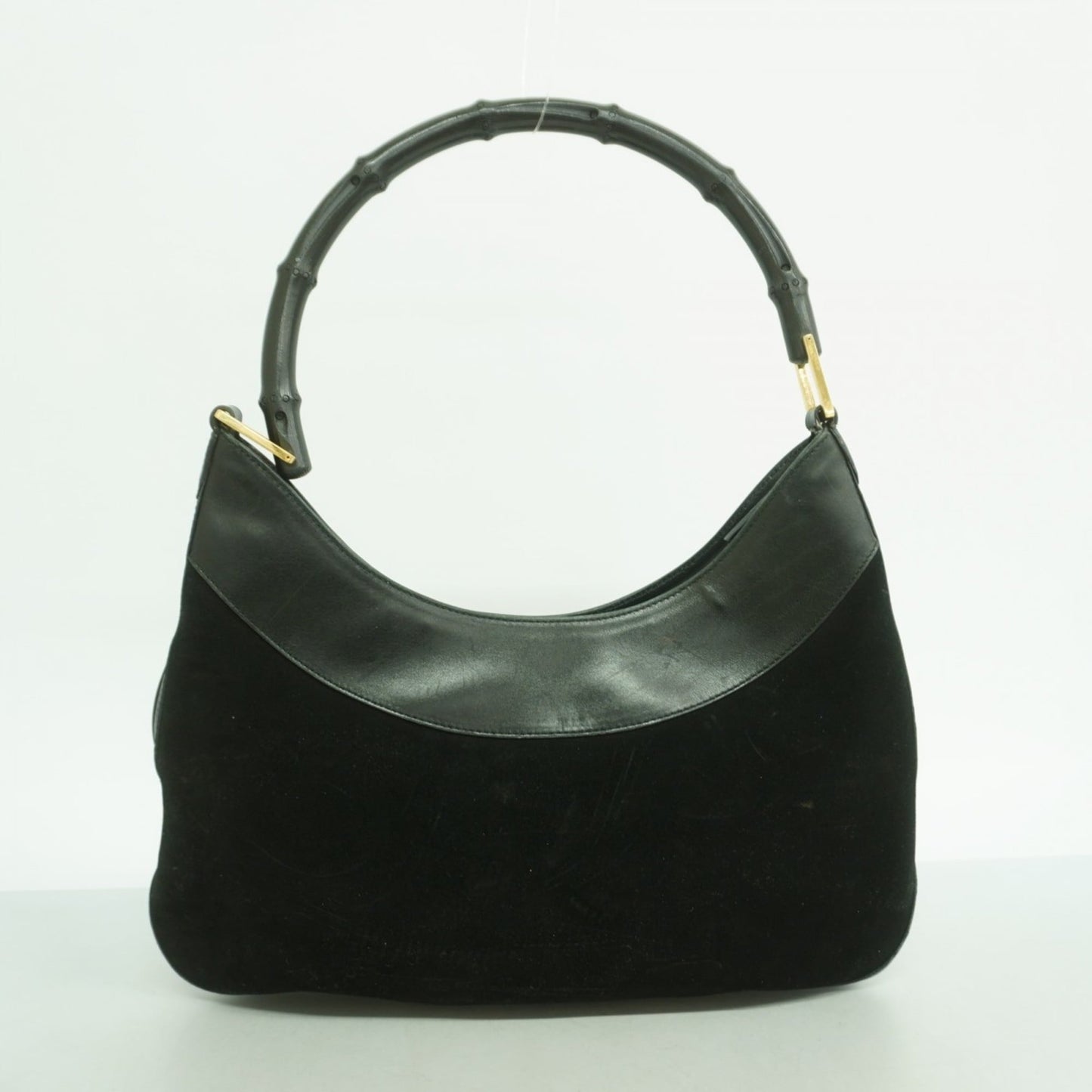 Gucci Black Suede Shoulder Bag ( )