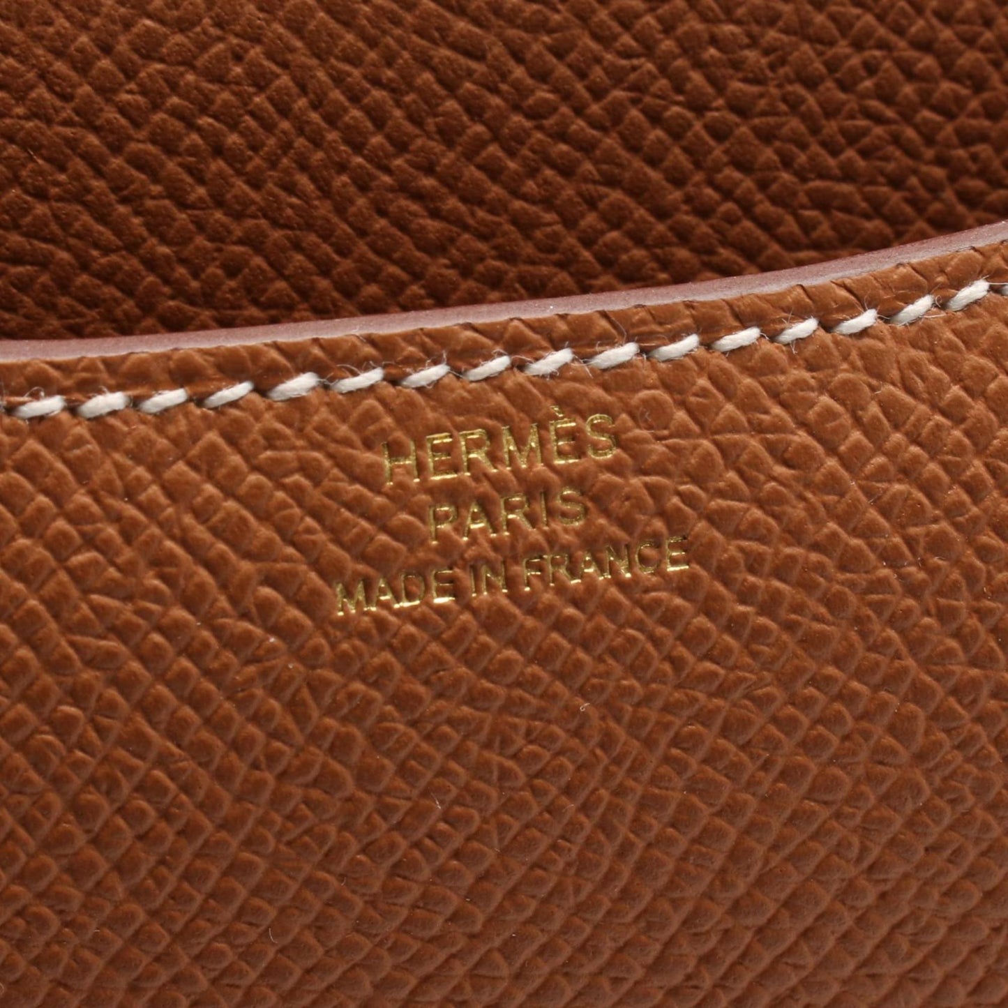 Hermes Brown Gold Epsom Leather Leather Shoulder Bag ( )