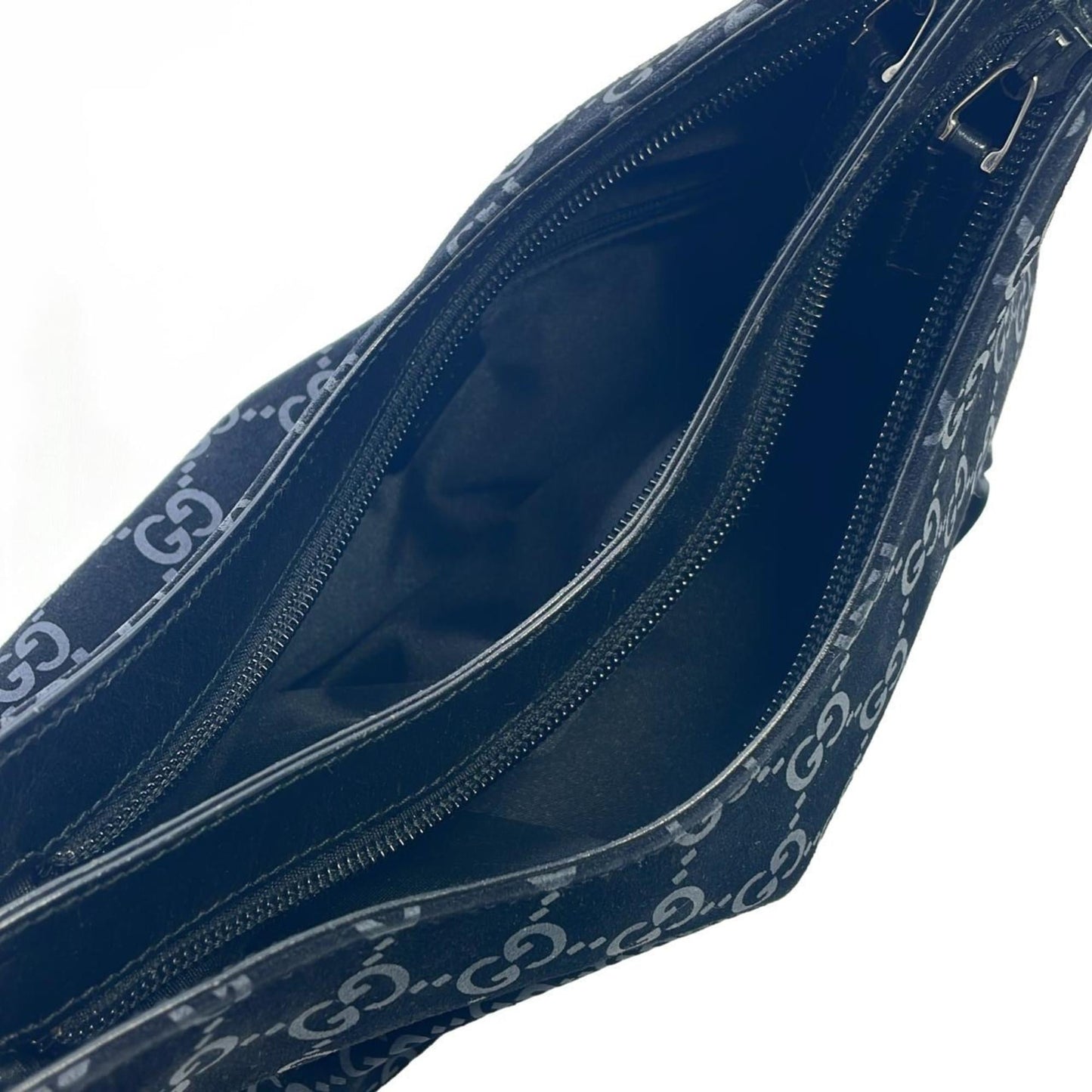 Gucci Black Suede Shoulder Bag ( )