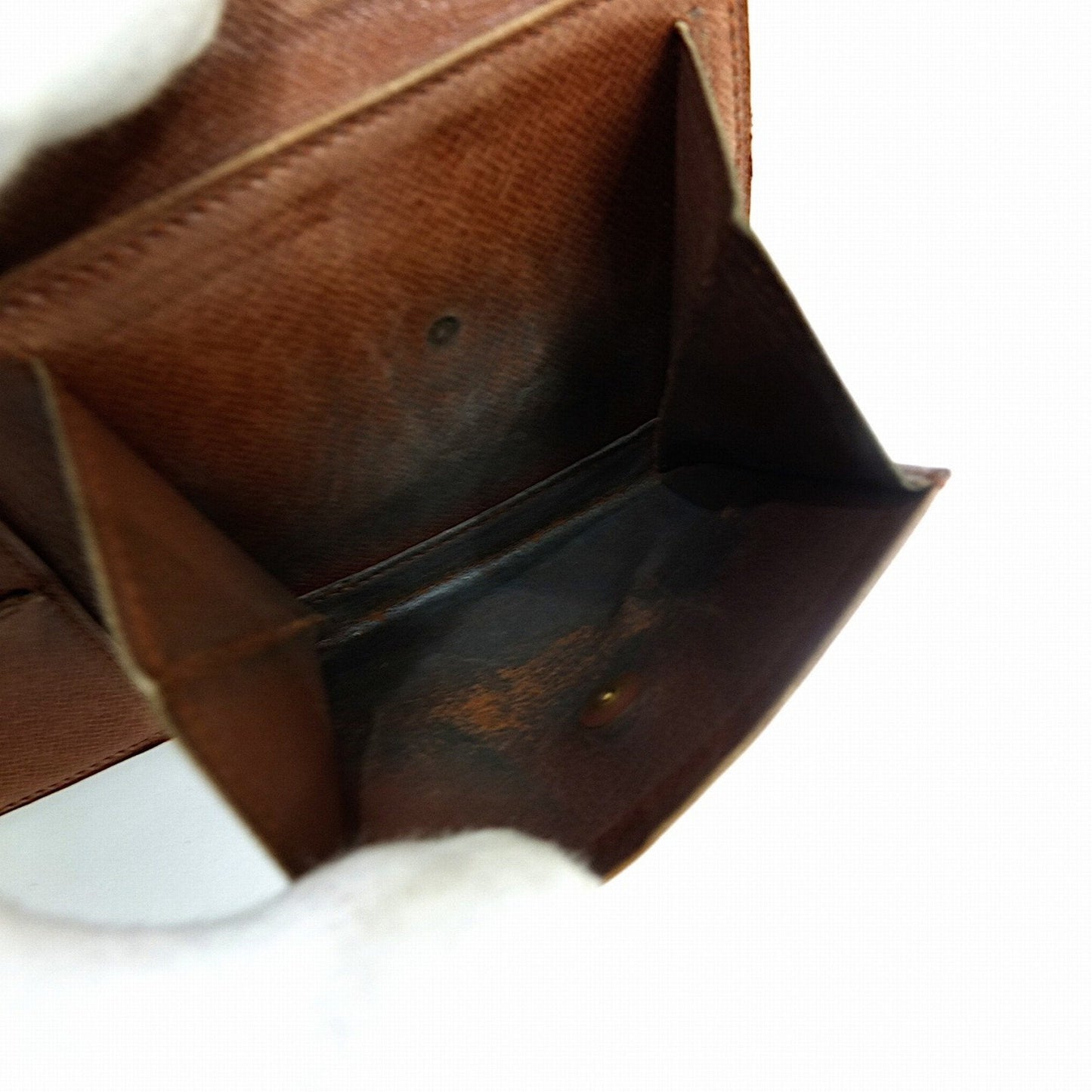 LOUIS VUITTON Bifold Wallet M61675 Portefeuille Marco Monogram Brown Fold