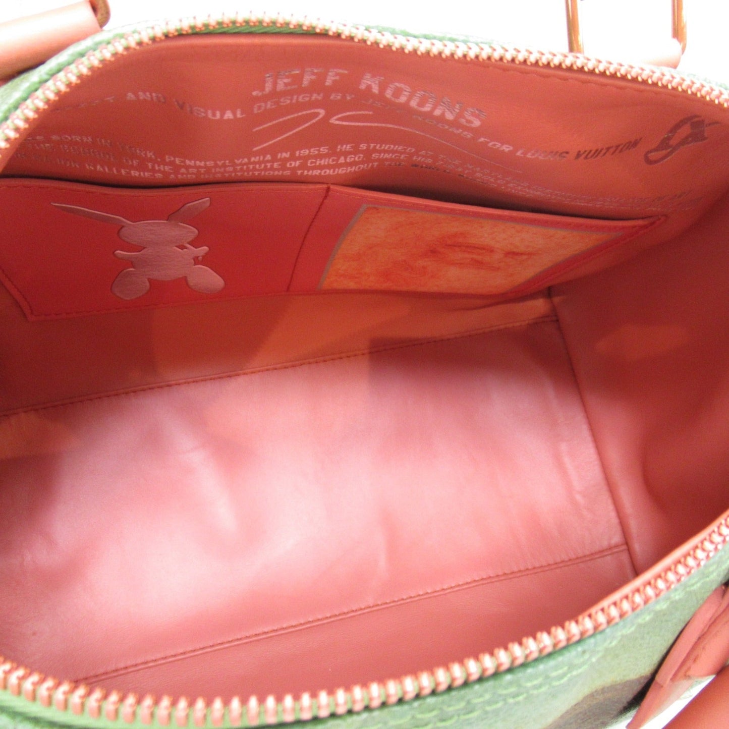 LOUIS VUITTON Da Vinci Speedy 30 Handbag Pink Masters collection PVC coated canvas M43372