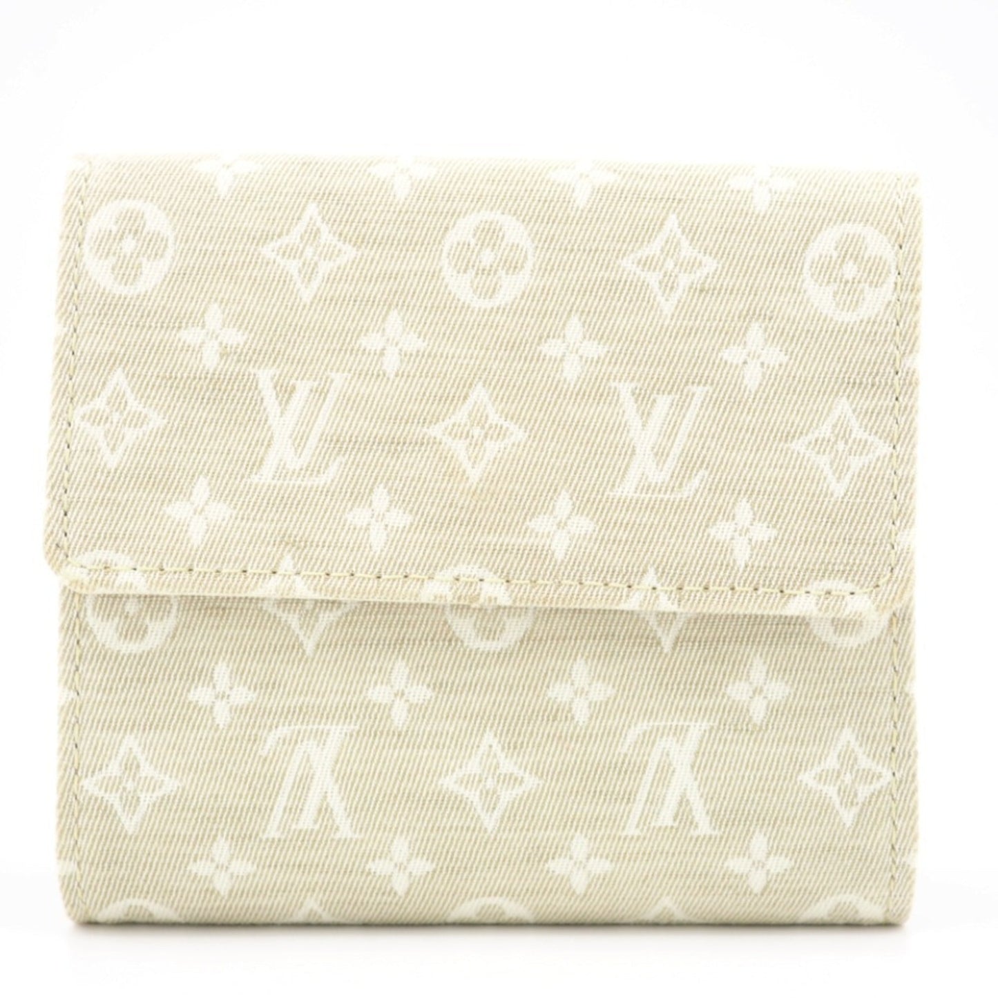 LOUIS VUITTON M95309 Portomonebier Cult Credit W Hook Compact Wallet Monogram Minilan Trifold Dune Women's