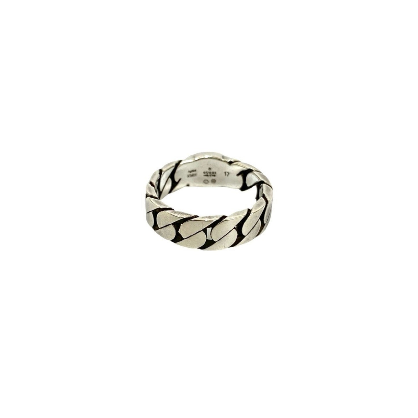 Gucci Silver Pink Silver 925 Band Ring ( )
