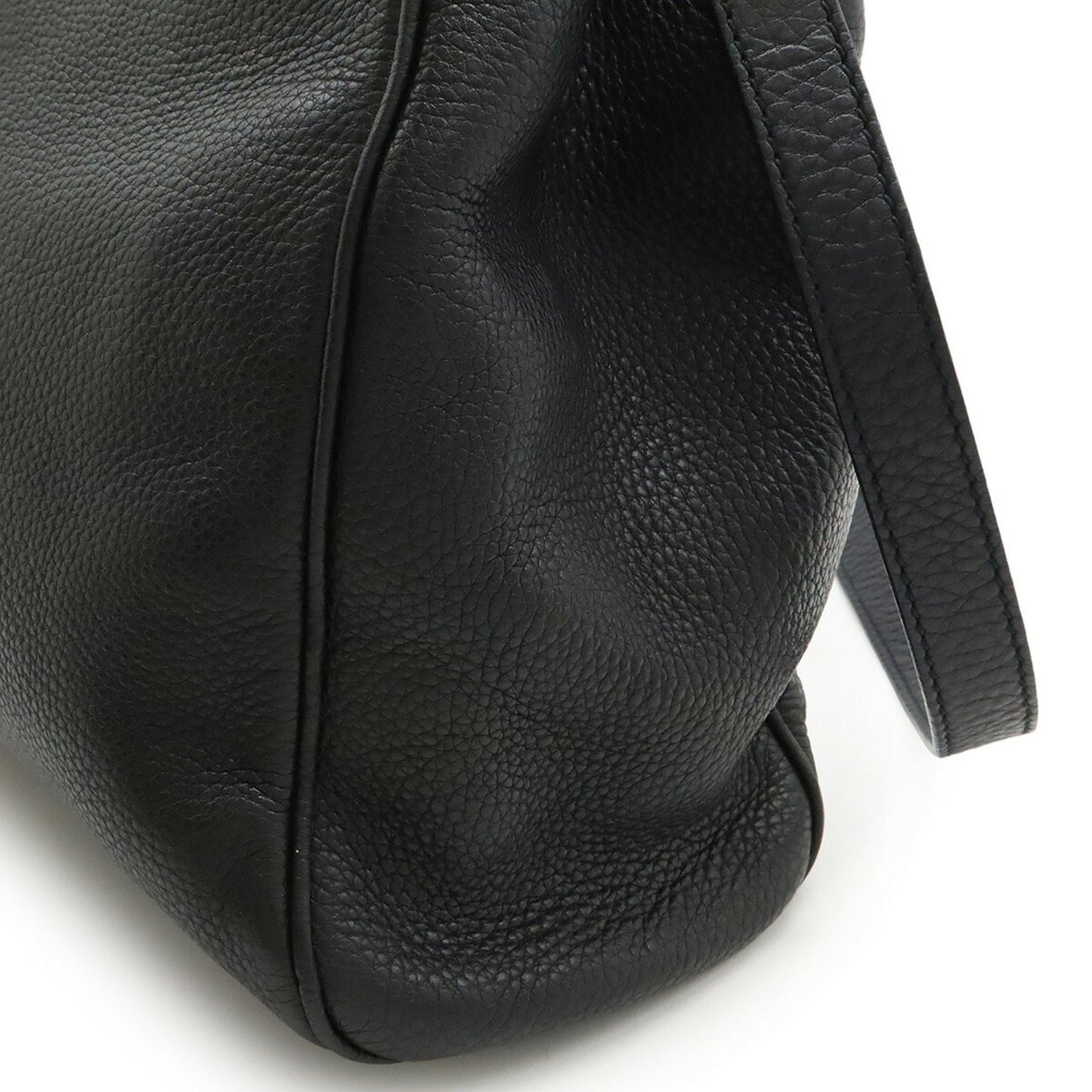 Gucci Black Bamboo Handbag Shoulder Bag Tote Bag ( )