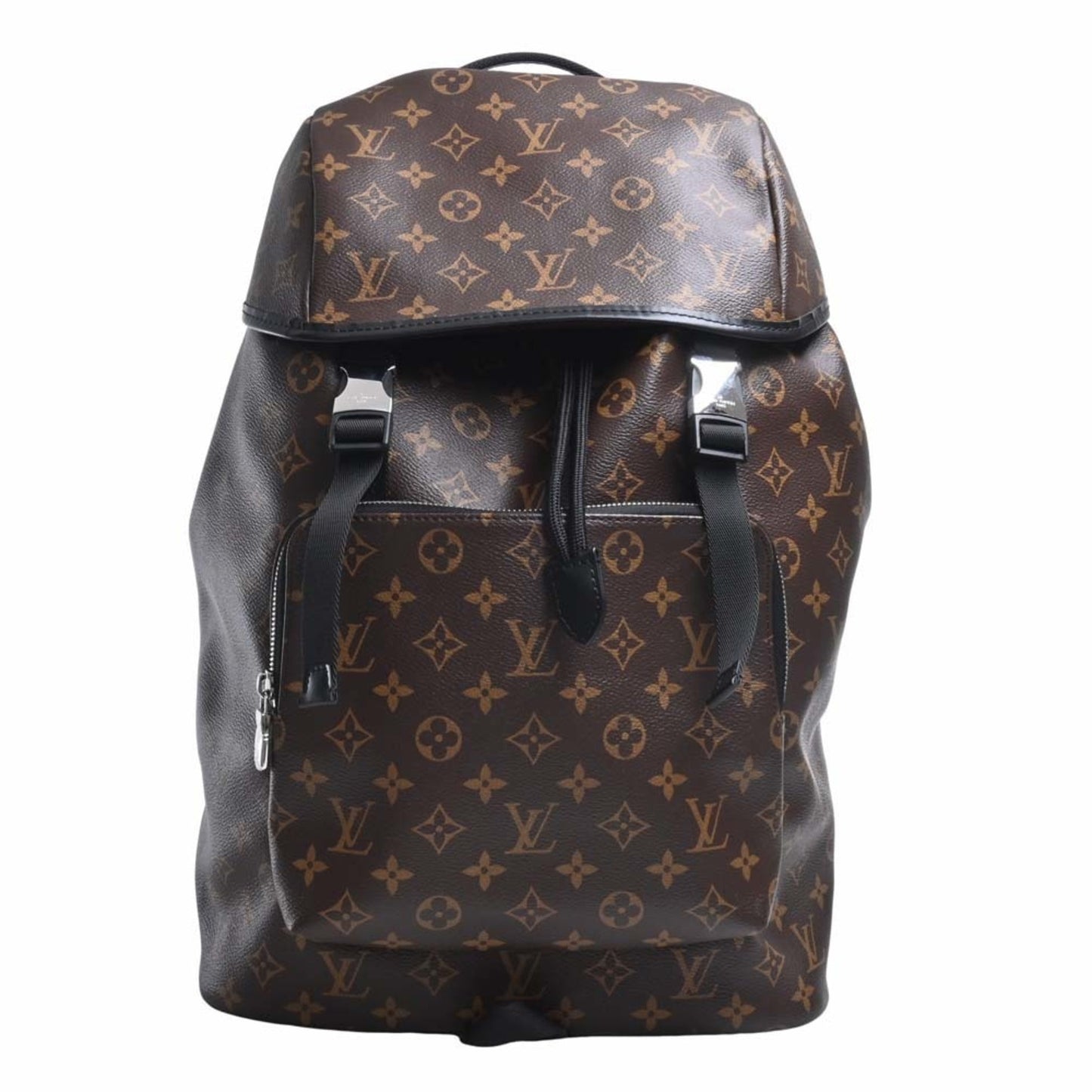 LOUIS VUITTON Monogram Macassar Backpack Rucksack Brown Women's