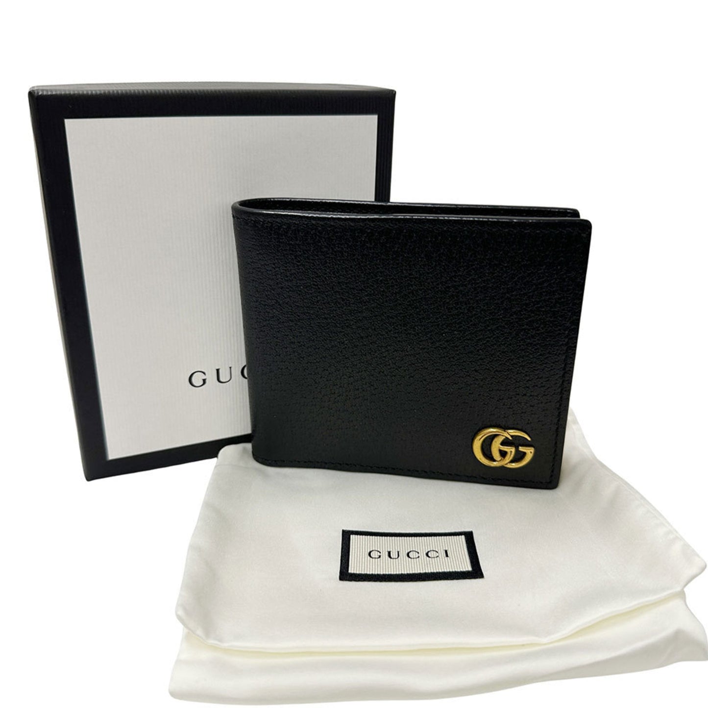 Gucci Black Leather Wallet (Bi-Fold) ( )