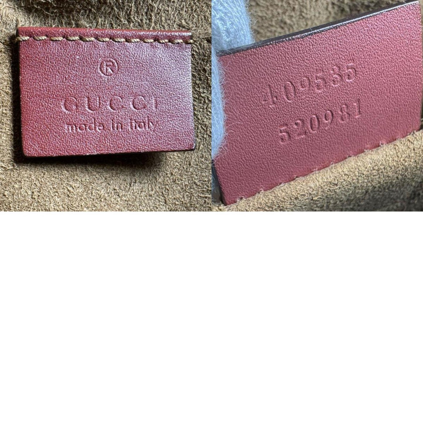Gucci Brown Pink Gg Supreme Shoulder Bag ( )