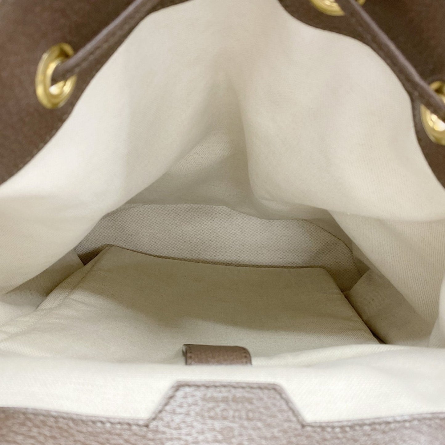 Gucci Leather Canvas Backpack