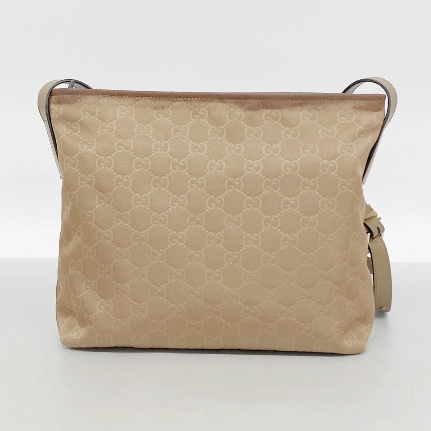 Gucci Brown Nylon Shoulder Bag ( )
