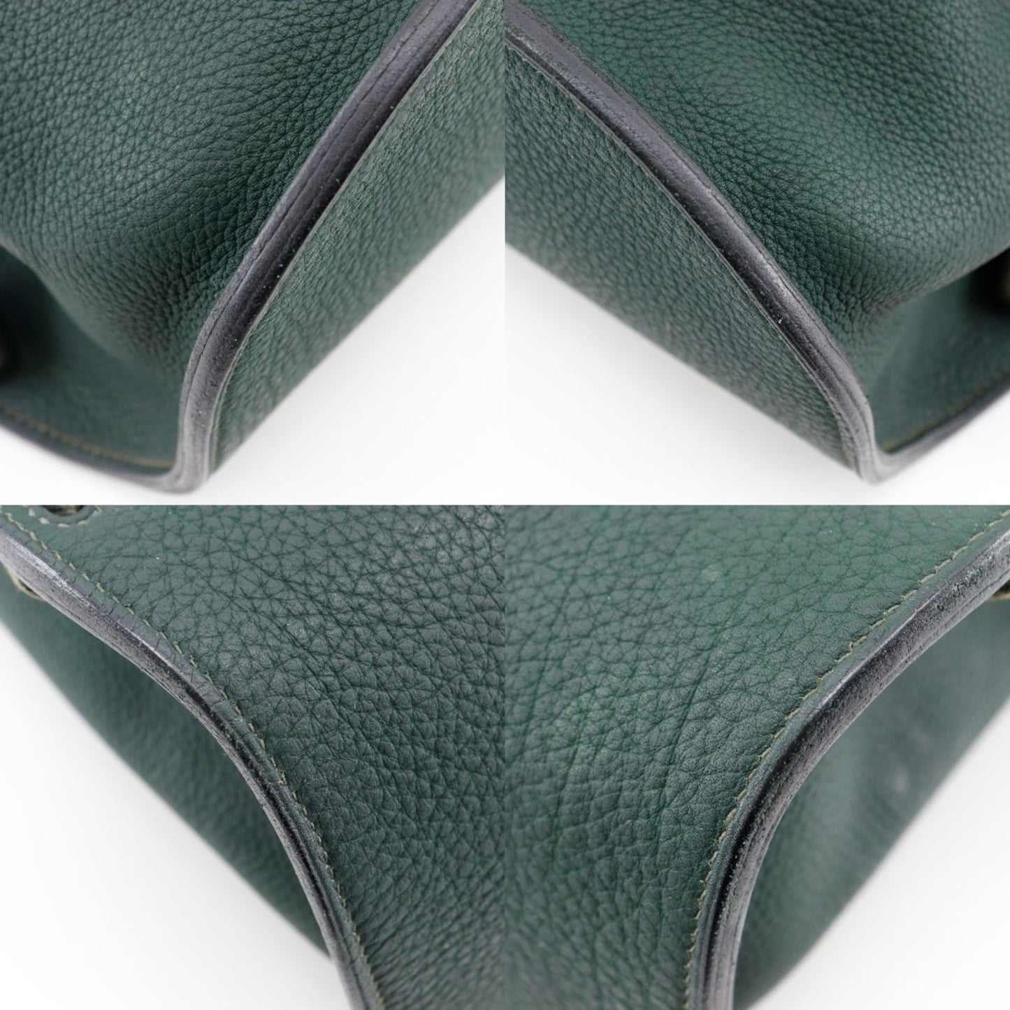 Hermes Green Leather Backpack ( )