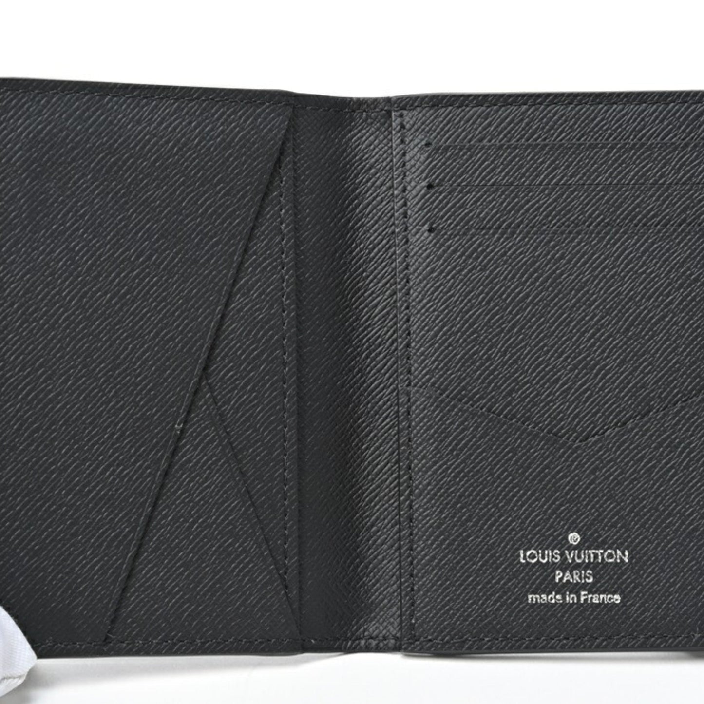 LOUIS VUITTON Card Case/Pass Case Organizer de Poche M30537 Taiga Noir