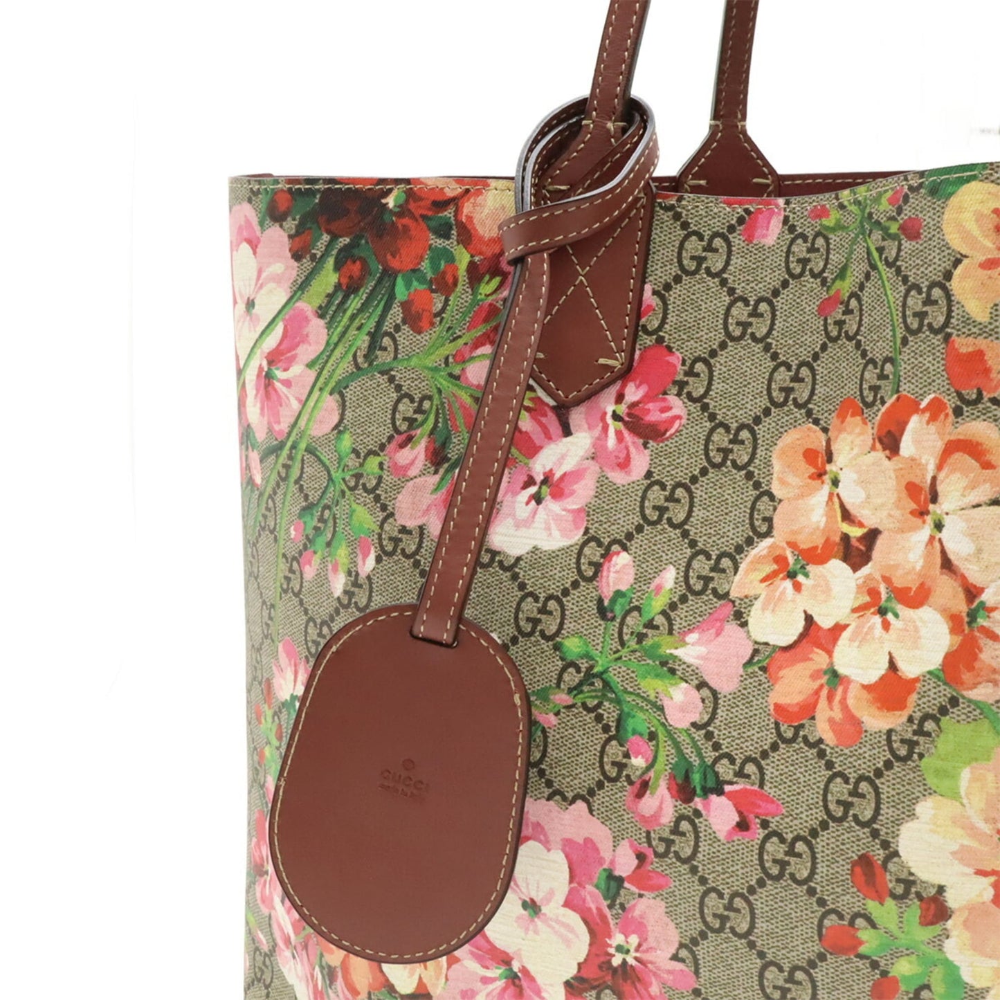 Gucci Beige Pink Multi-Color Pink White Gg Supreme Shoulder Bag Tote Bag ( )