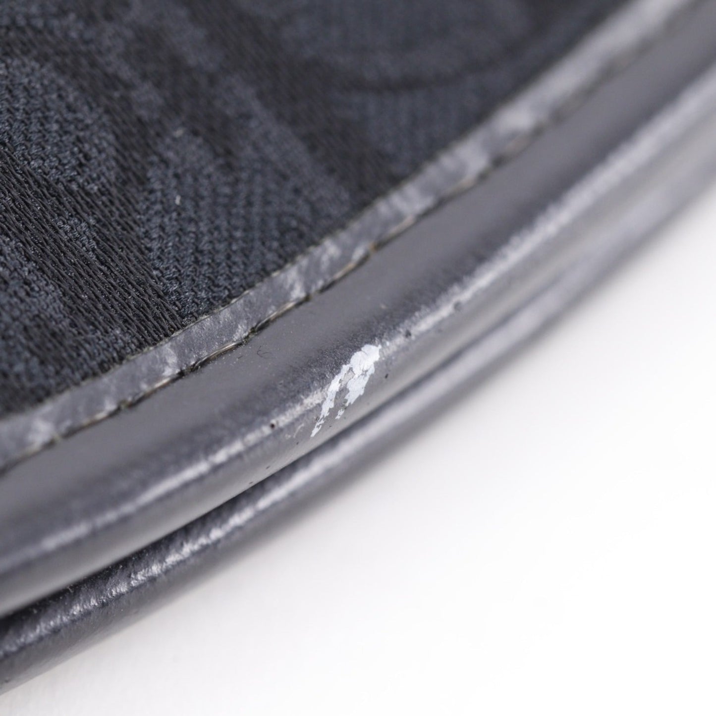Christian Dior Black Canvas Shoulder Bag ()