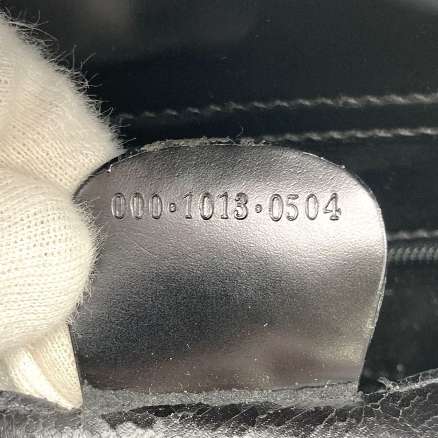 Gucci Black Leather Handbag Shoulder Bag ( )
