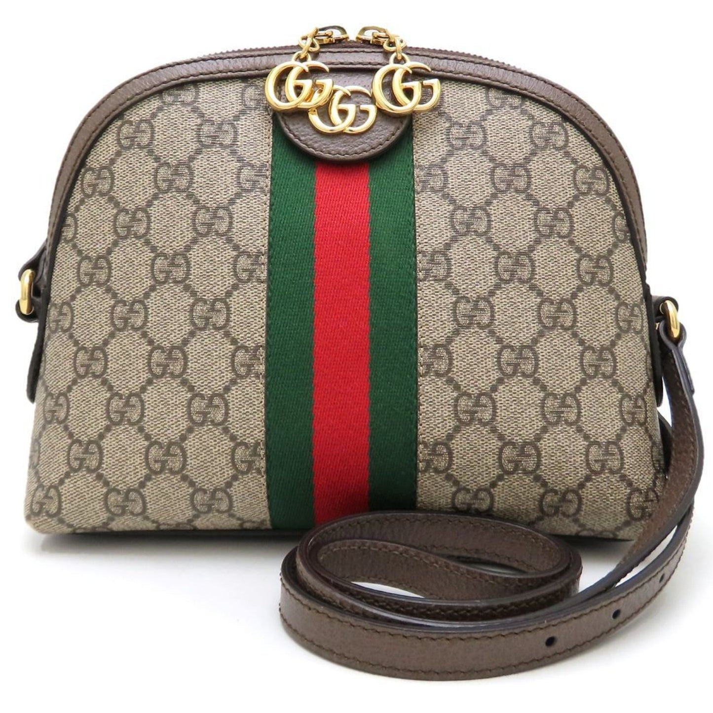 Gucci Beige Gg Supreme Leather Shoulder Bag ( )