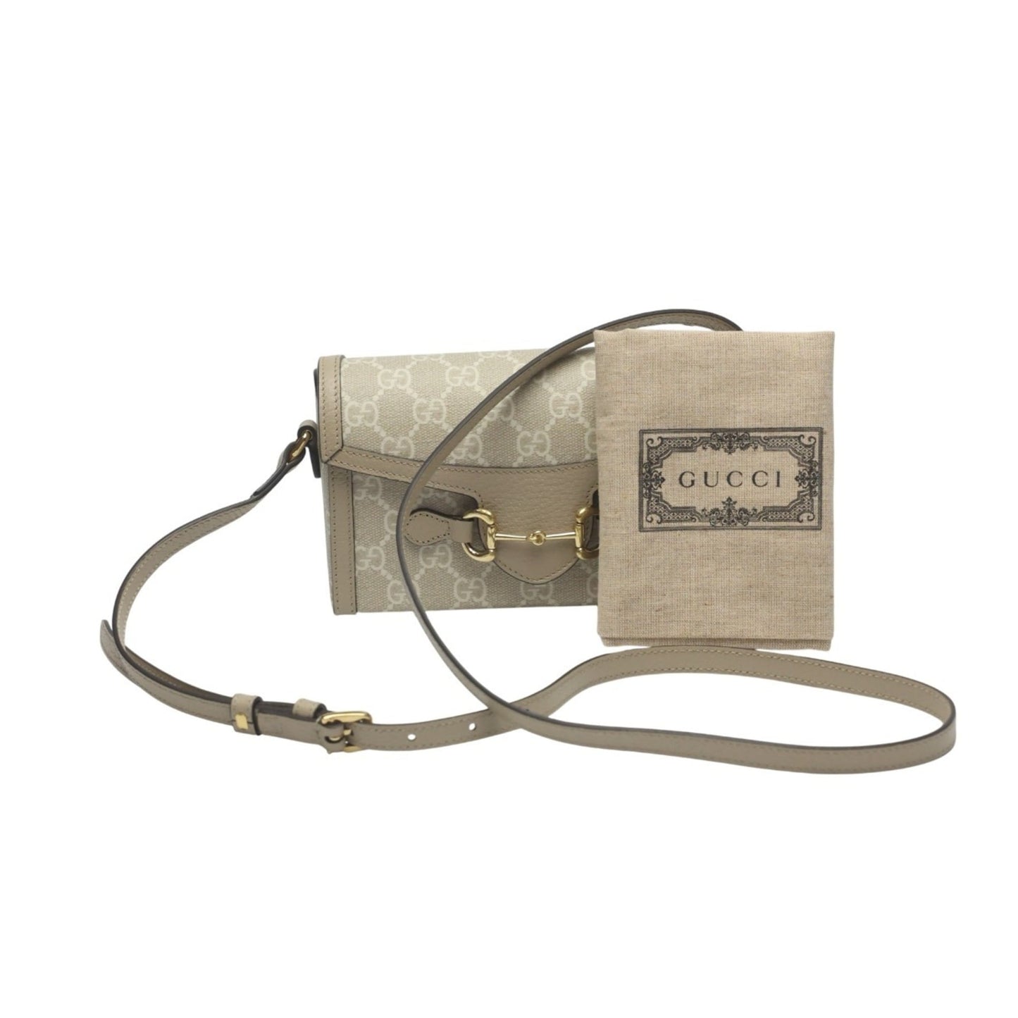 Gucci Beige Pvc Shoulder Bag ( )