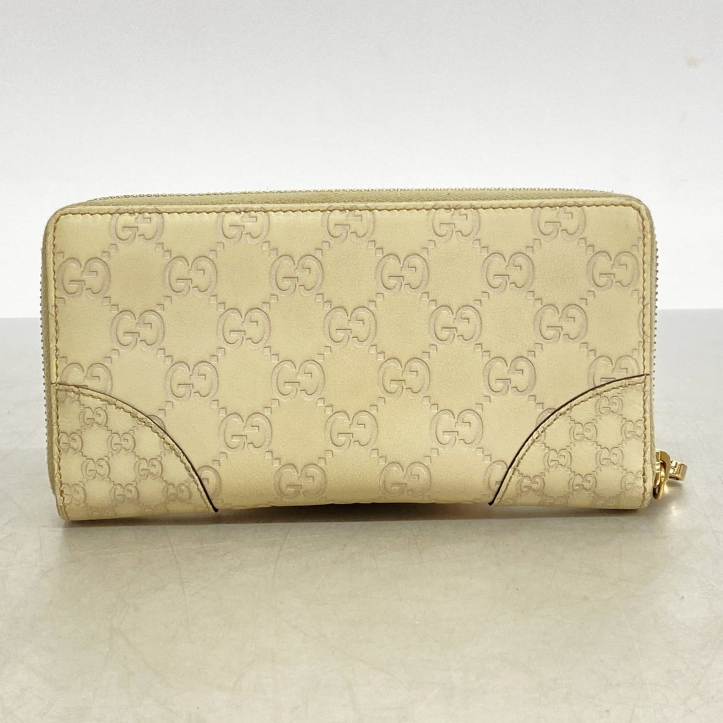 Gucci Ivory Leather Long Wallet (Bi-Fold) ( )