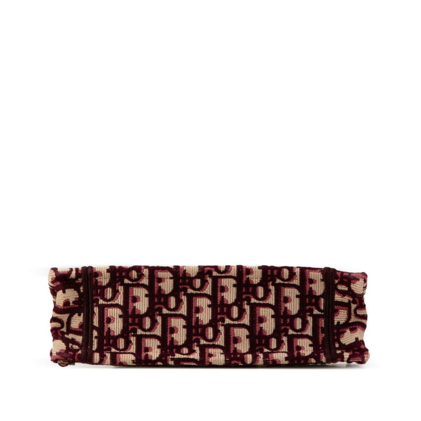 Christian Dior Beige Wine Canvas Handbag Tote Bag ()