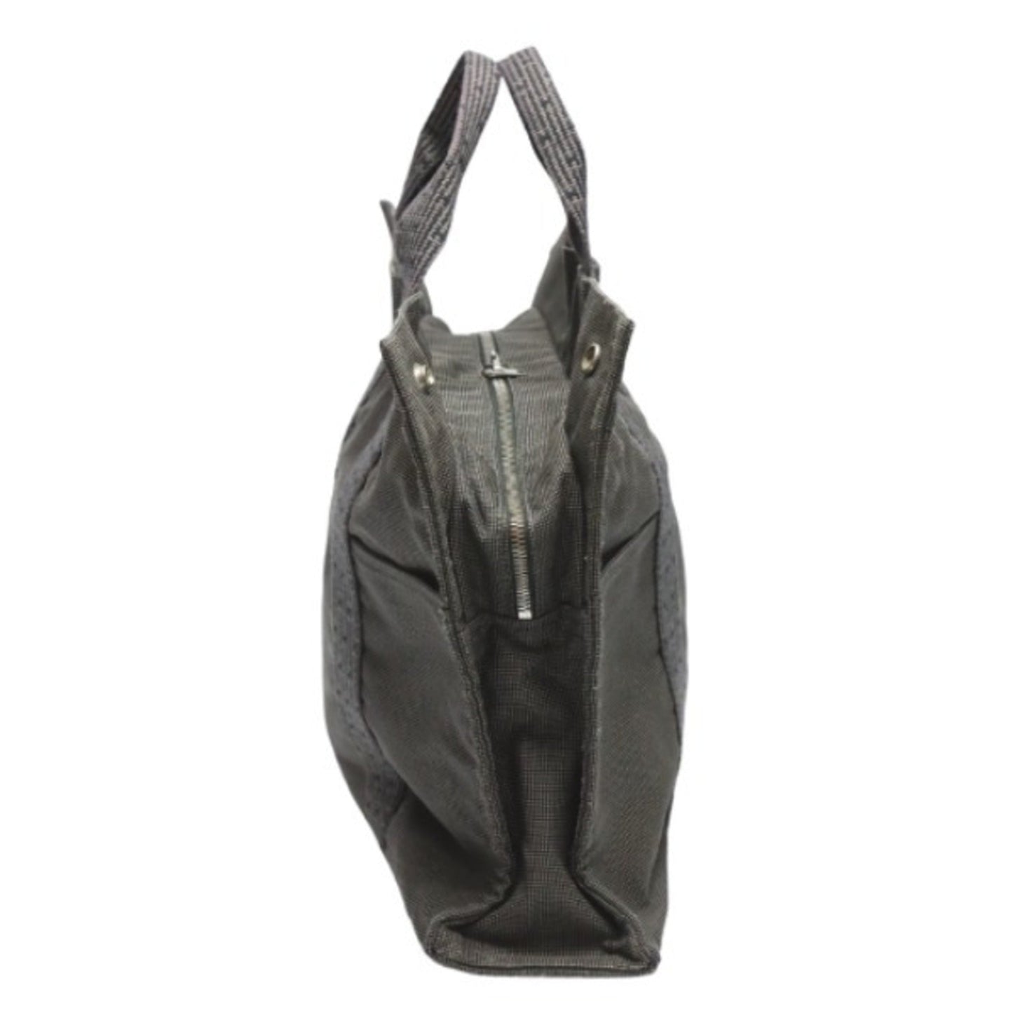 Hermes Gray Canvas Tote Bag ( )