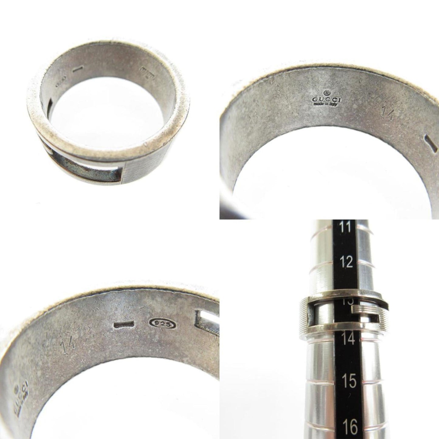Gucci Silver Silver 925 Band Ring ( )