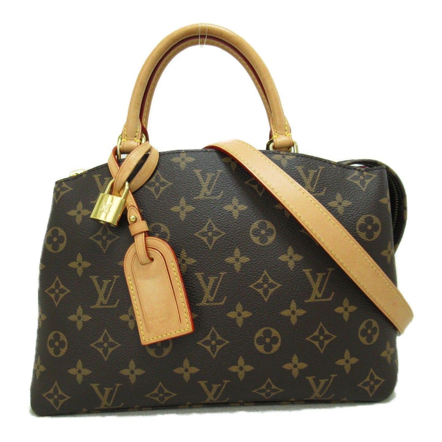 LOUIS VUITTON Petit Palais PM Shoulder Bag Brown Monogram PVC coated canvas