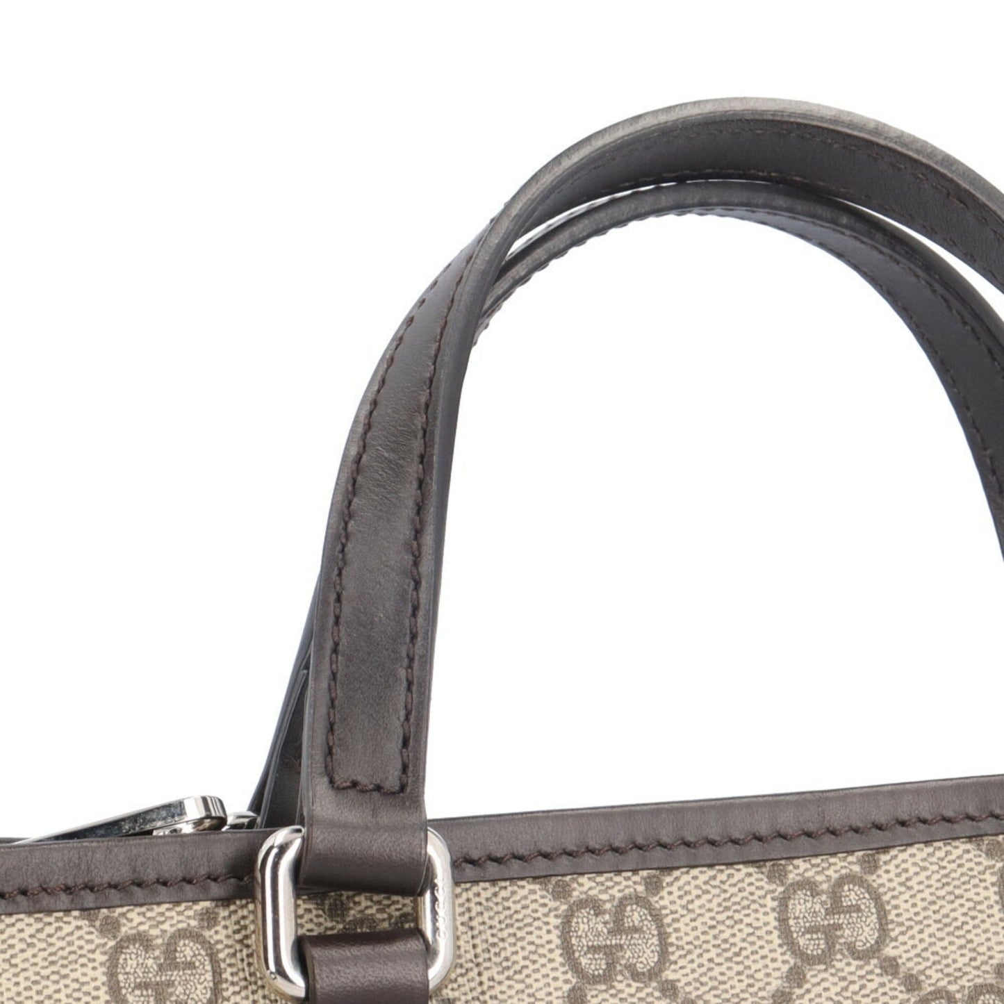 Gucci Beige Brown Gg Supreme Shoulder Bag ( )