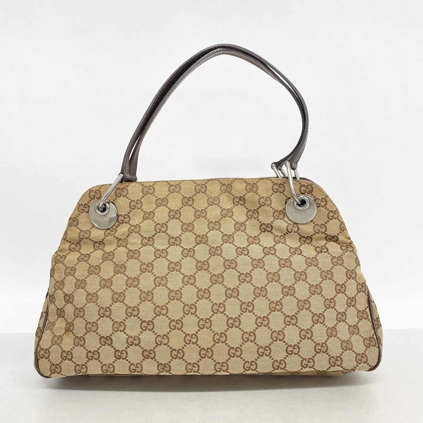 Gucci Brown Canvas Tote Bag ( )