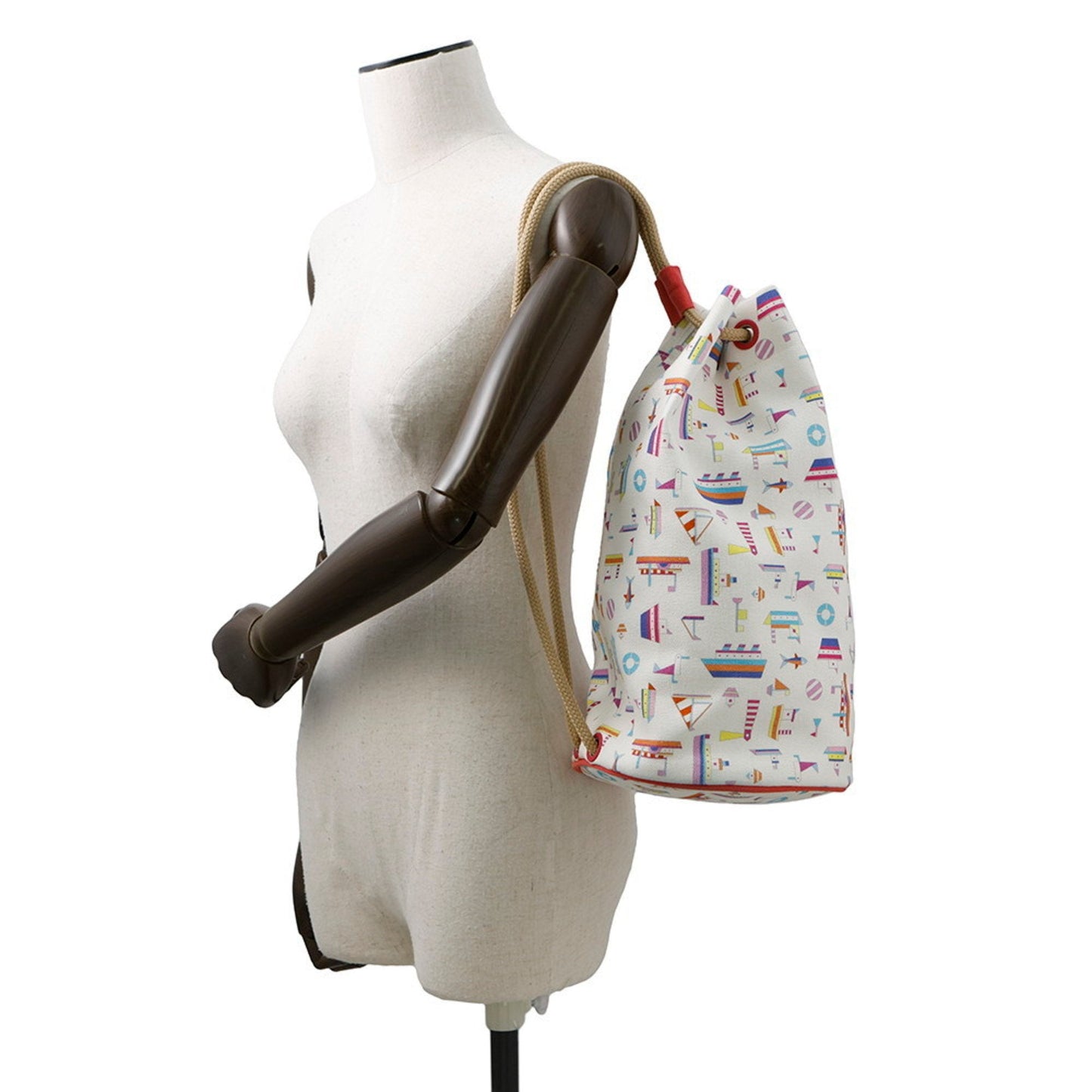 Hermes Multi-Color Cotton Shoulder Bag ( )