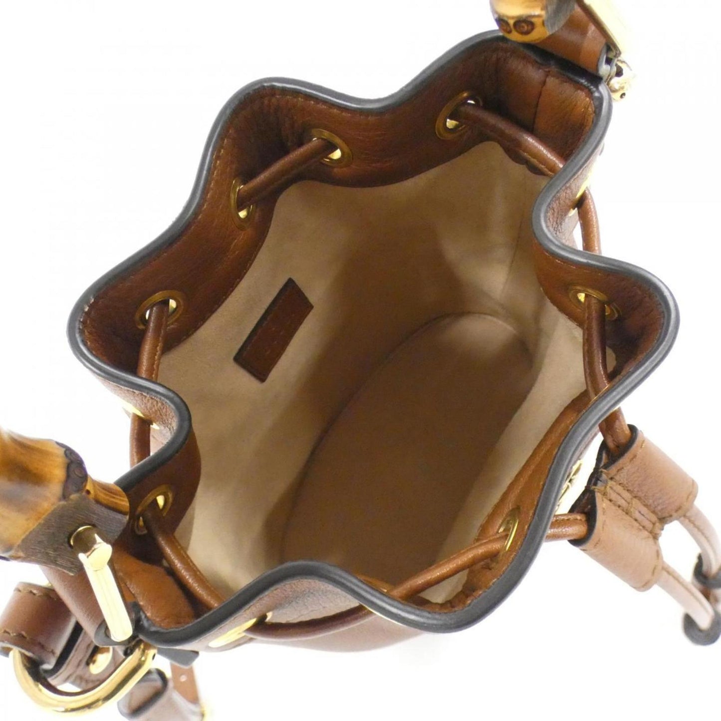Gucci Brown Leather Handbag ( )