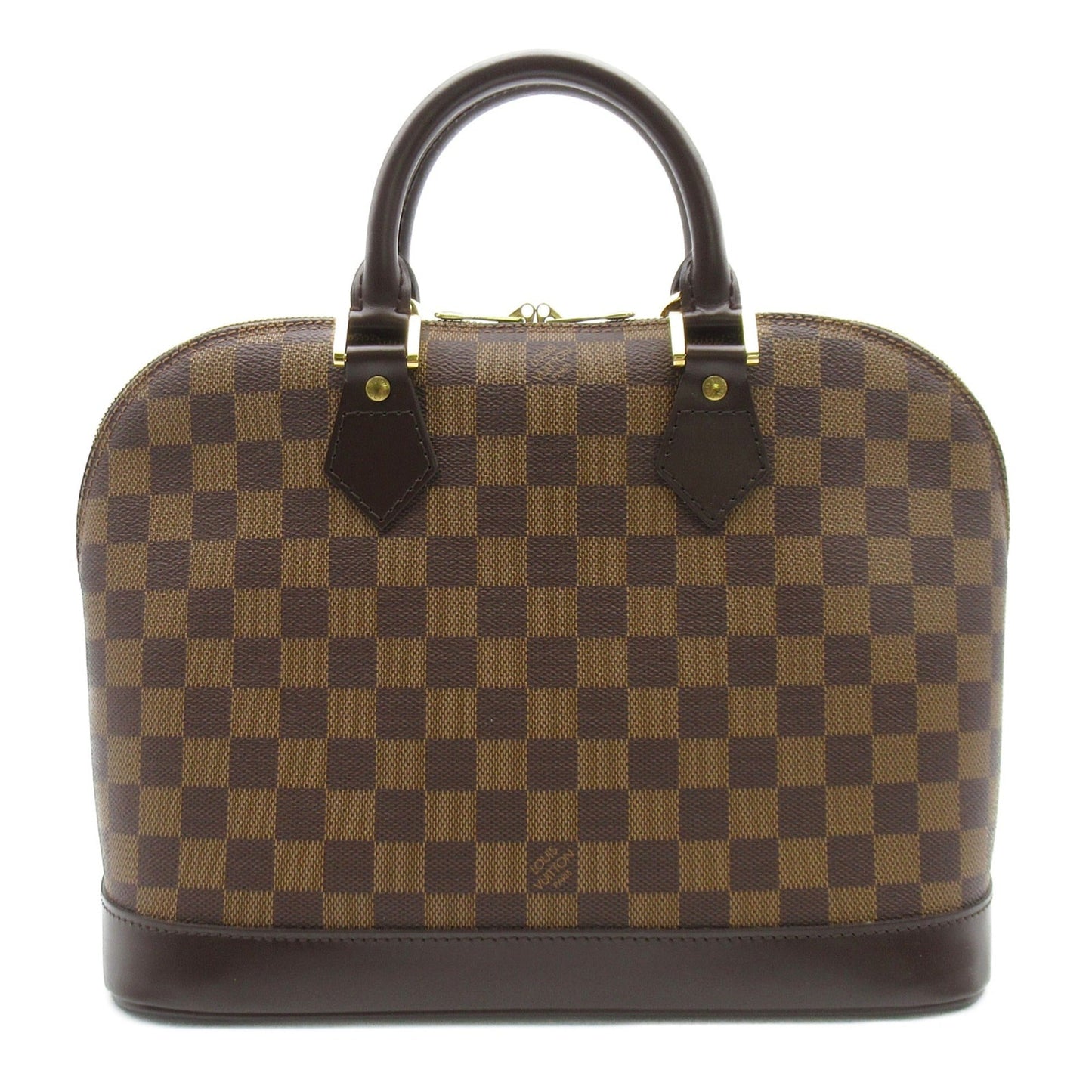 LOUIS VUITTON Alma PM Brown Ebene Damier PVC coated canvas Handbag