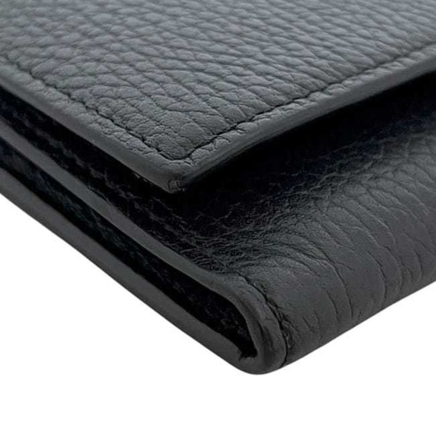 Gucci Black Leather Long Wallet (Bi-Fold) ( )