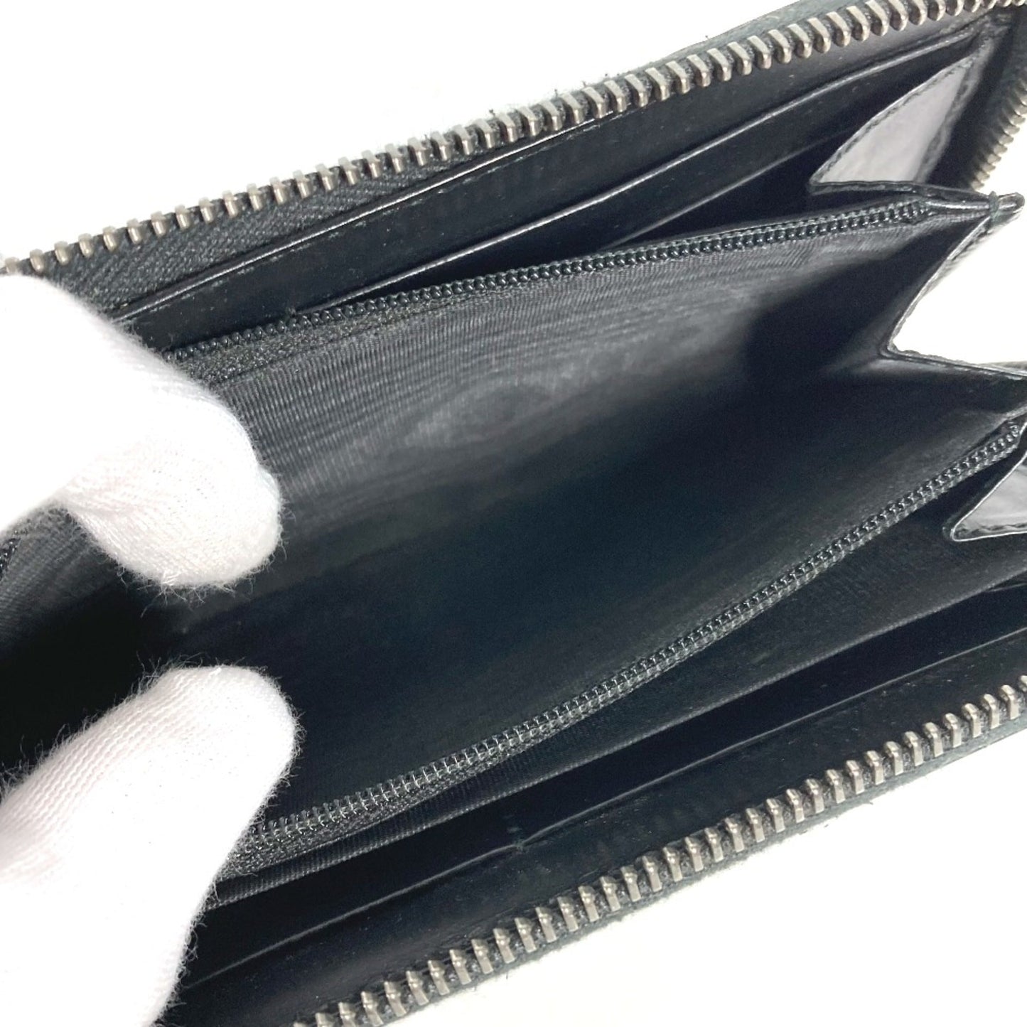 Gucci Black Leather Long Wallet (Bi-Fold) ( )