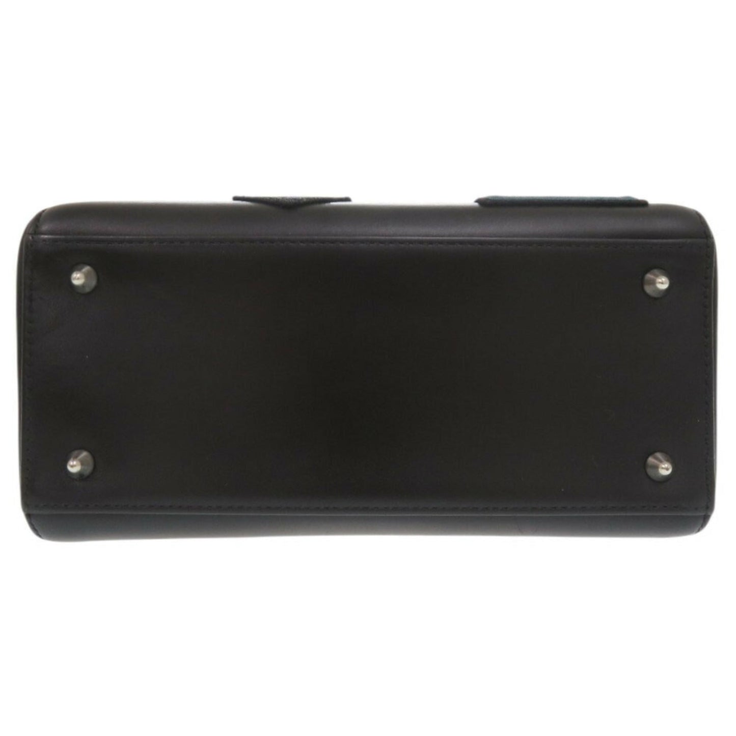 Christian Dior Black Multi-Color Leather Handbag Shoulder Bag ()