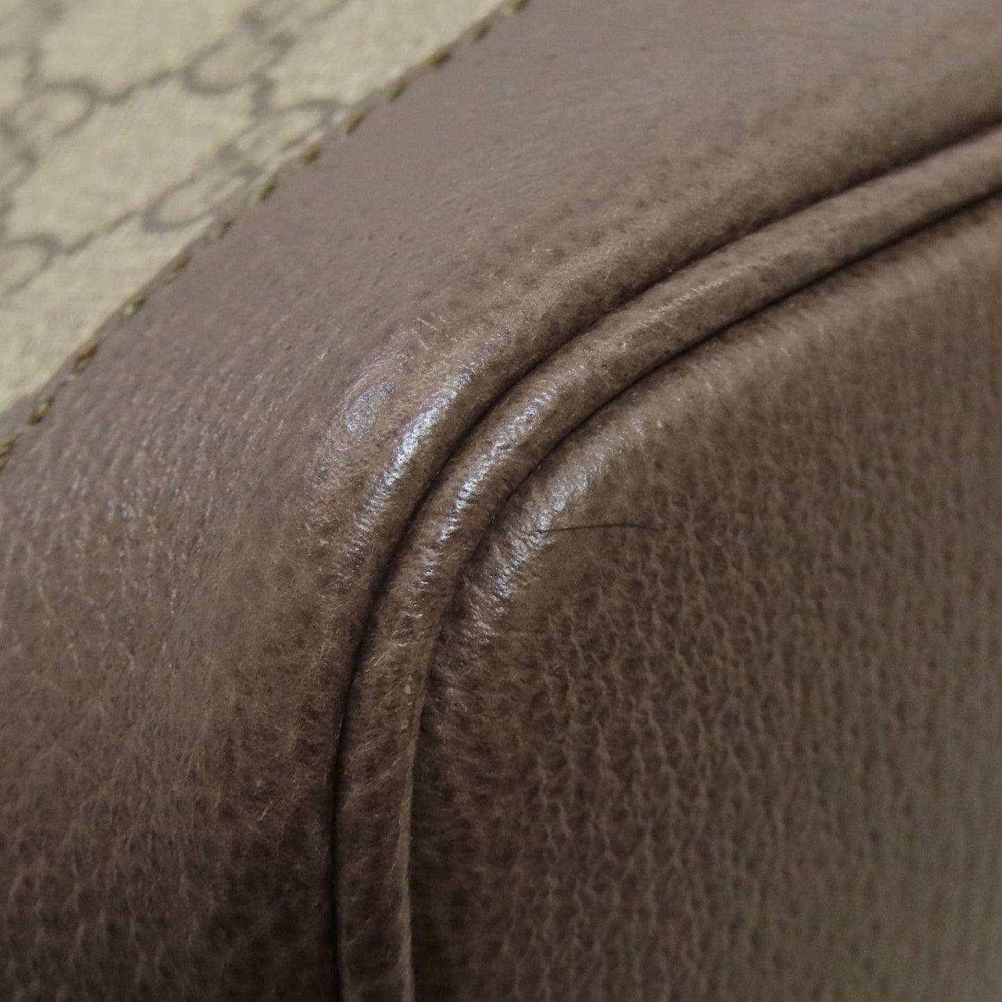 Gucci Brown Pvc Handbag ( )