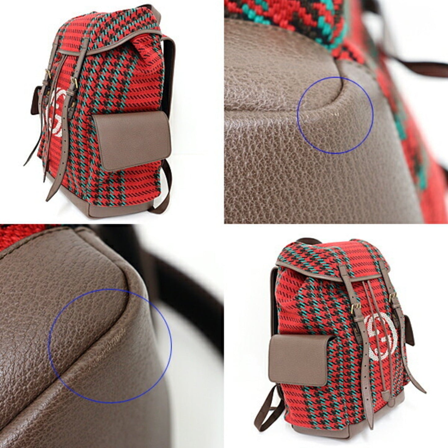 Gucci Red Color Backpack ( )