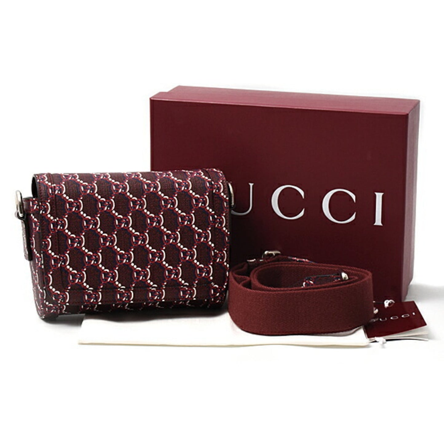 Gucci Red Color Pvc Shoulder Bag ( )