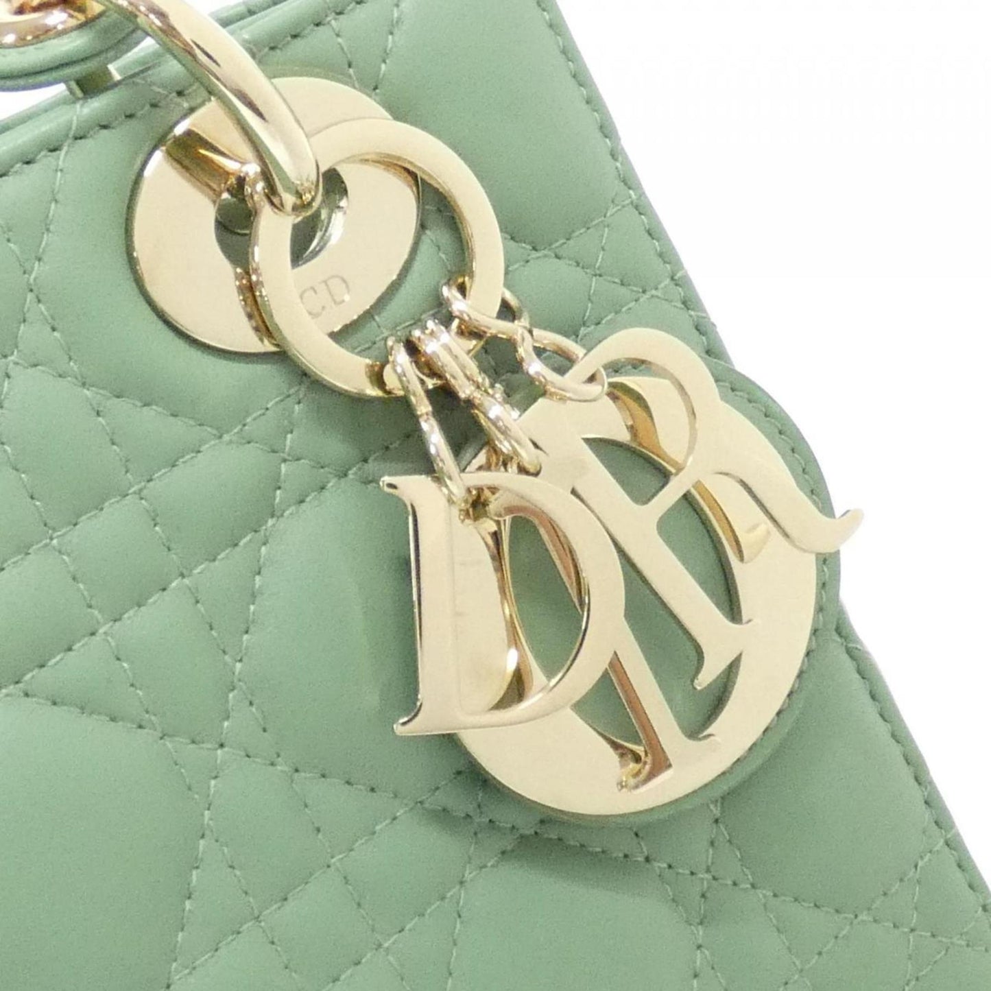 Christian Dior Gold Leather Handbag ()