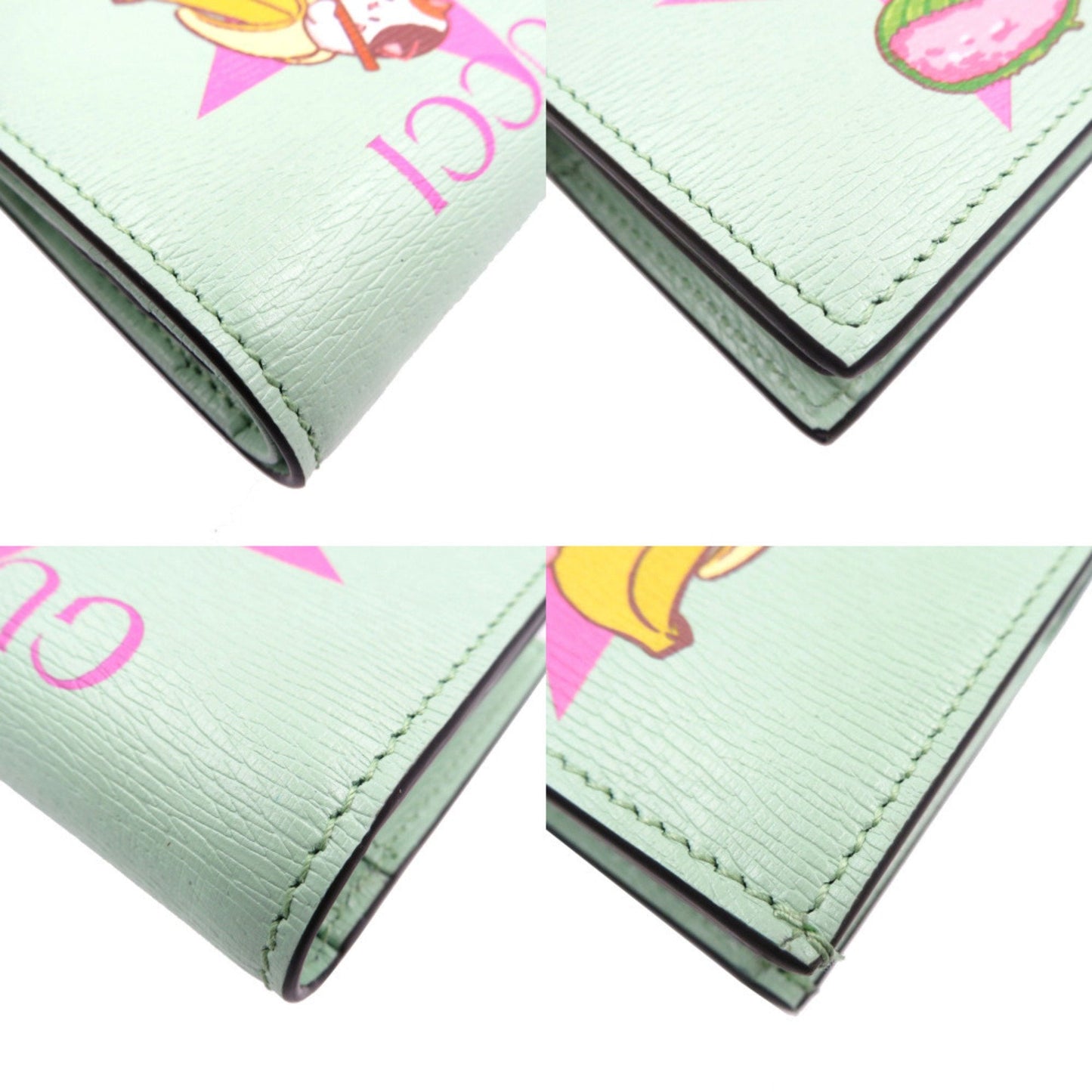 Gucci Emerald Emerald Green Leather Wallet (Bi-Fold) ( )