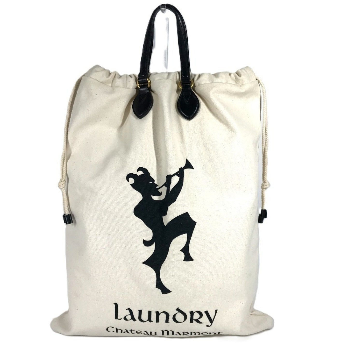 Gucci Black White Leather Canvas Shoulder Bag Tote Bag ( )