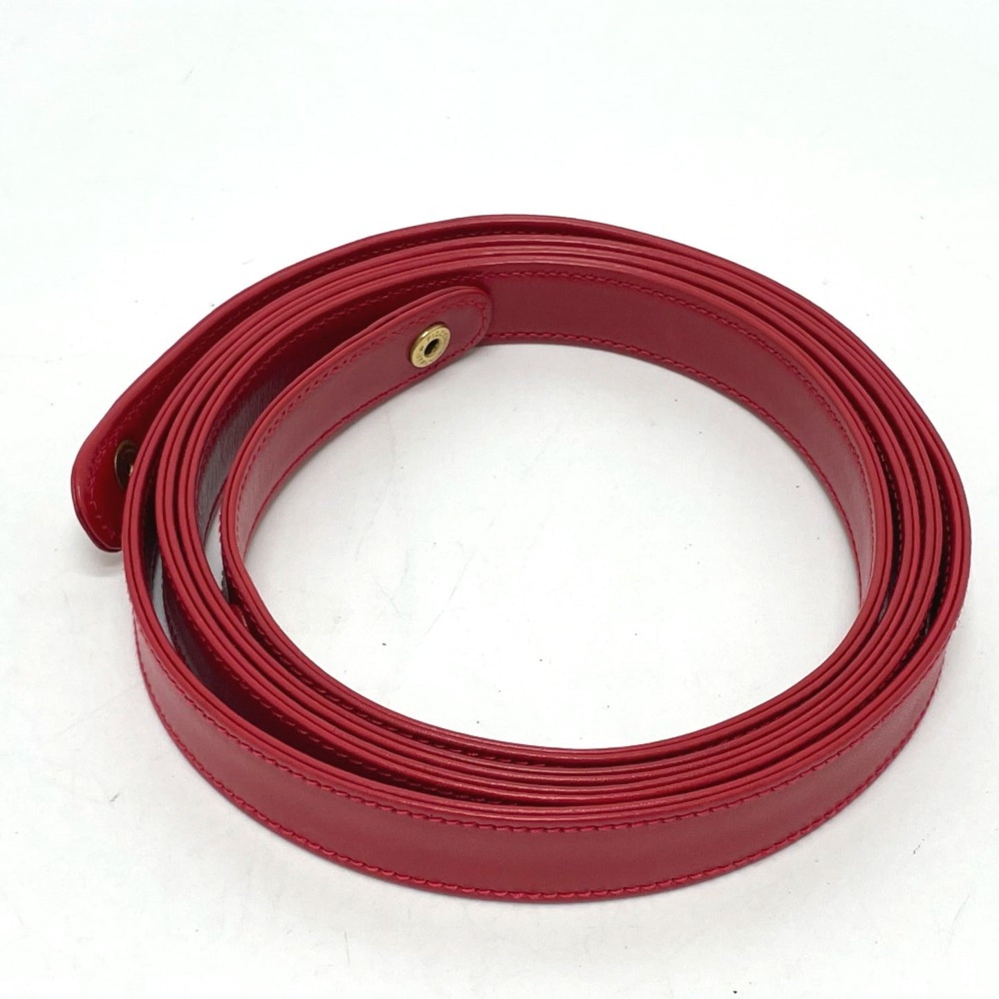 Gucci Red Leather Shoulder Bag ( )