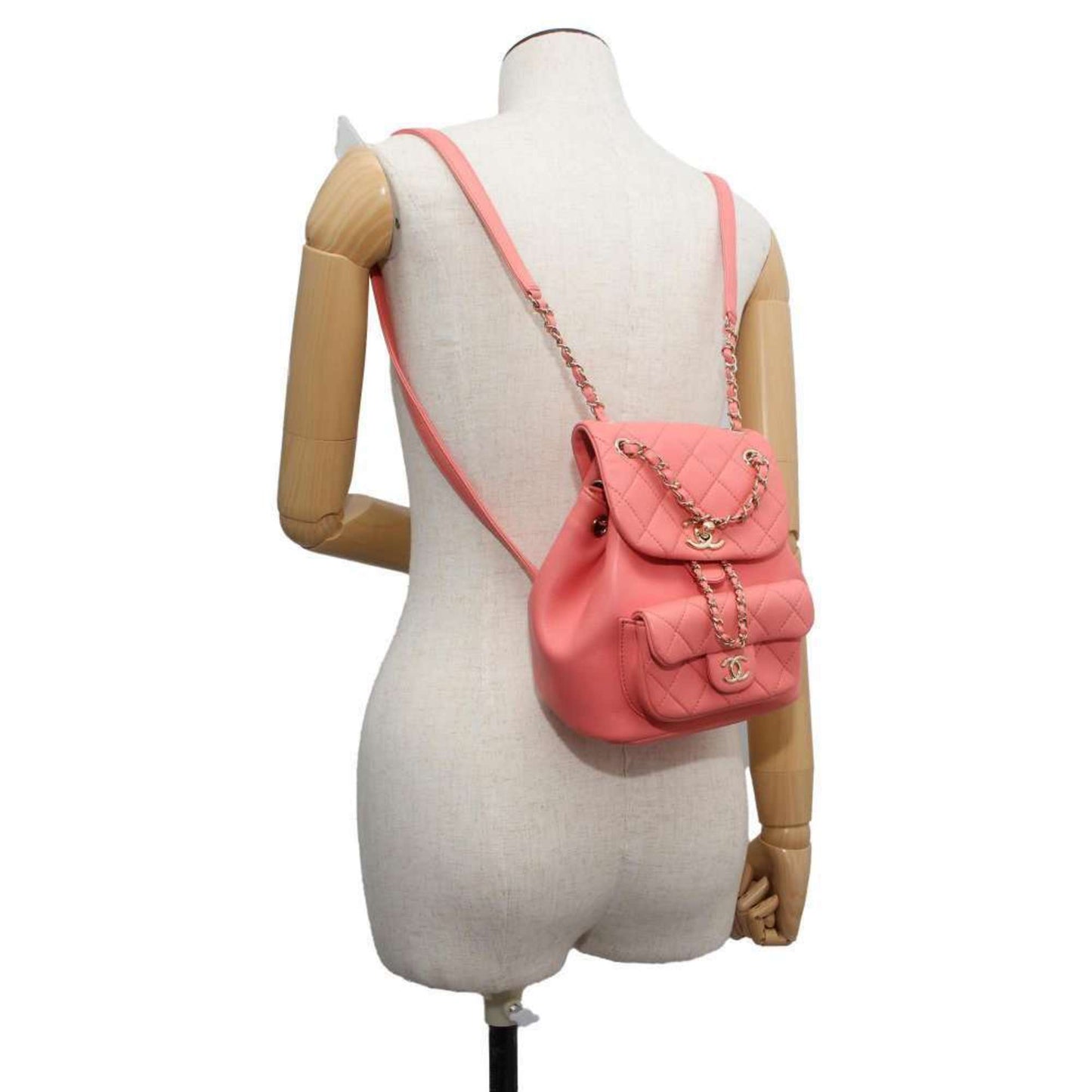 Chanel Backpack Matelasse Coco Mark Leather AS2908 CHANEL Bag