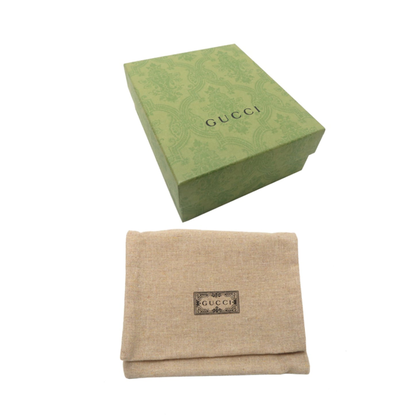 Gucci Gg Supreme Brown Red Color Gg Supreme Wallet (Bi-Fold) ( )