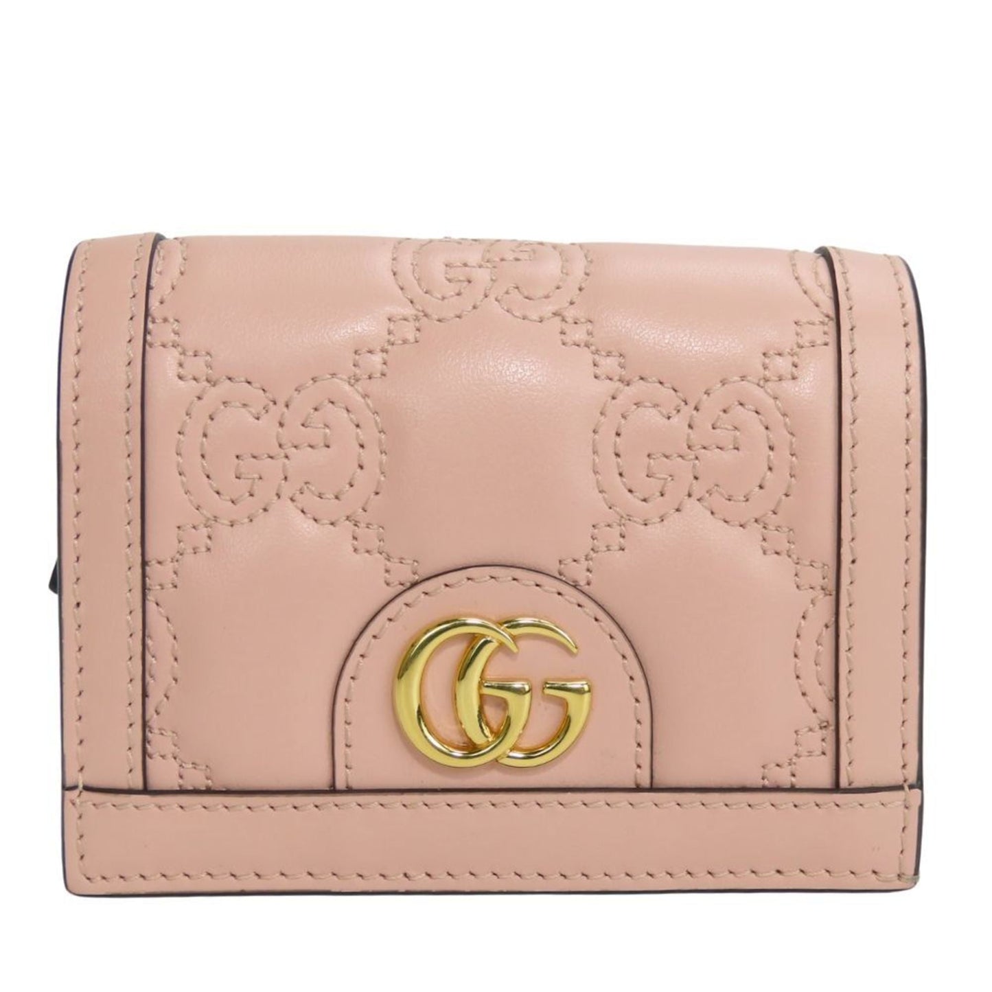 Gucci Pink Leather Wallet (Bi-Fold) ( )