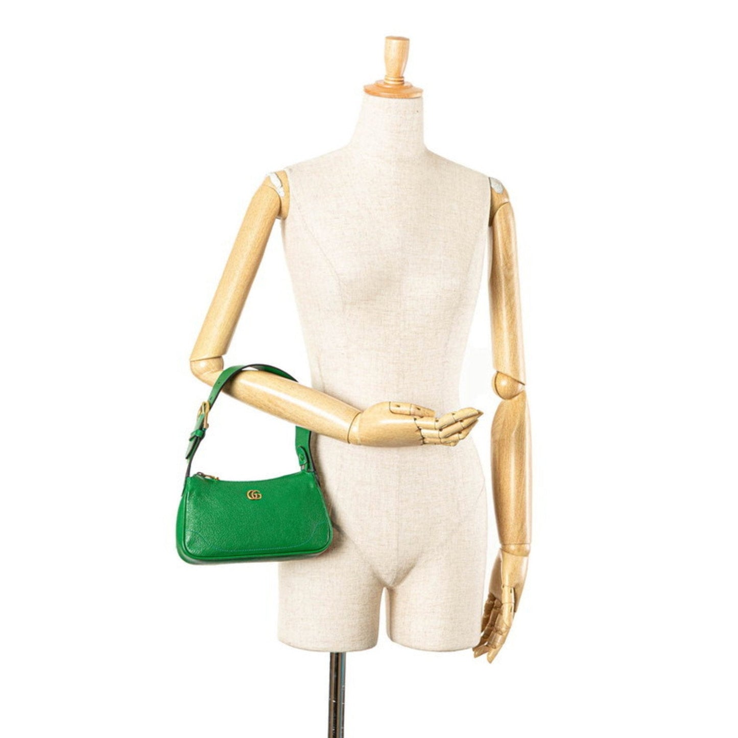 Gucci Green Leather Shoulder Bag ( )