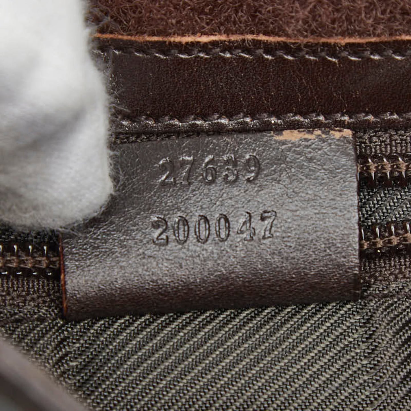 Gucci Beige Brown Pvc Leather Shoulder Bag ( )