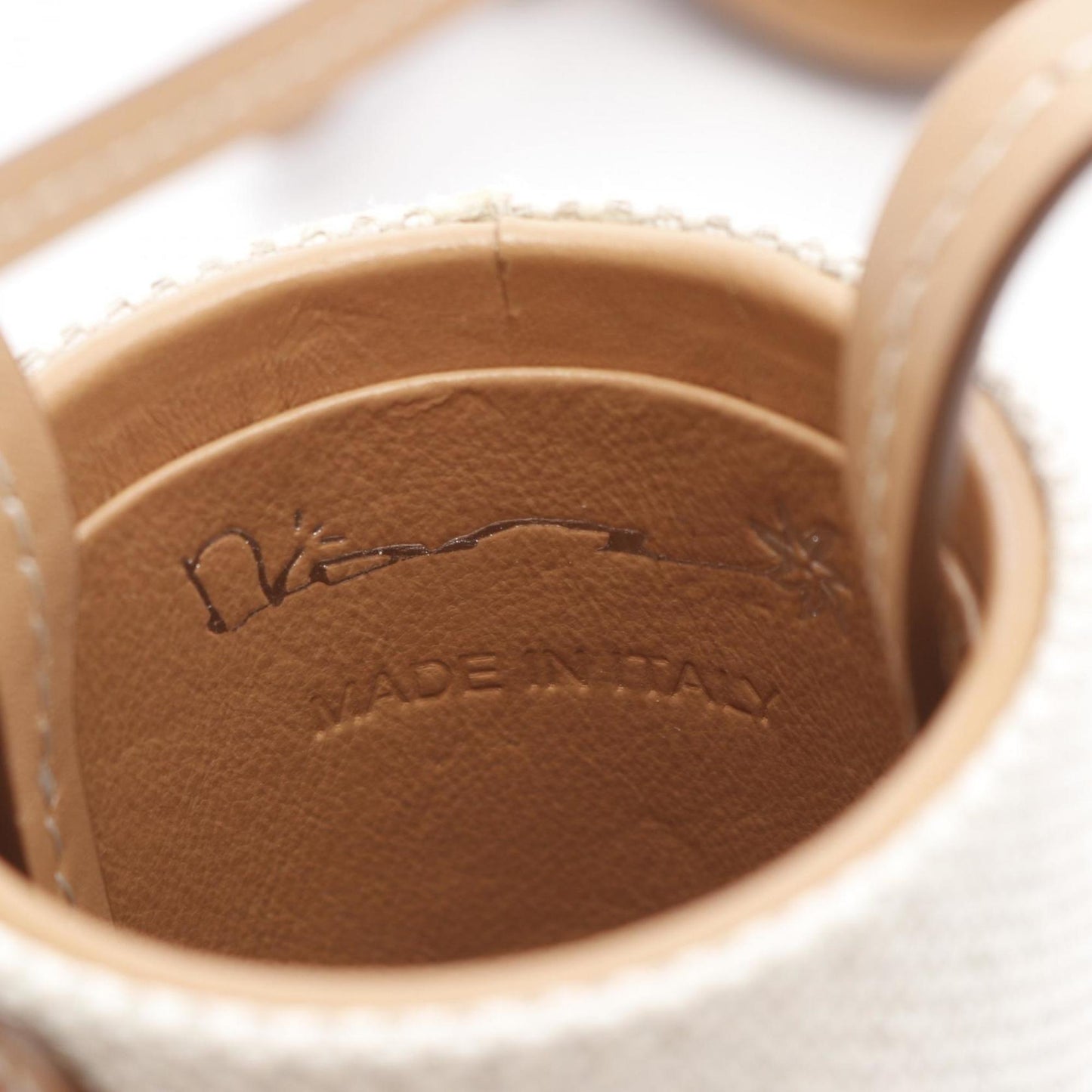 Christian Dior Beige Brown Canvas Leather Pouch Shoulder Bag ()