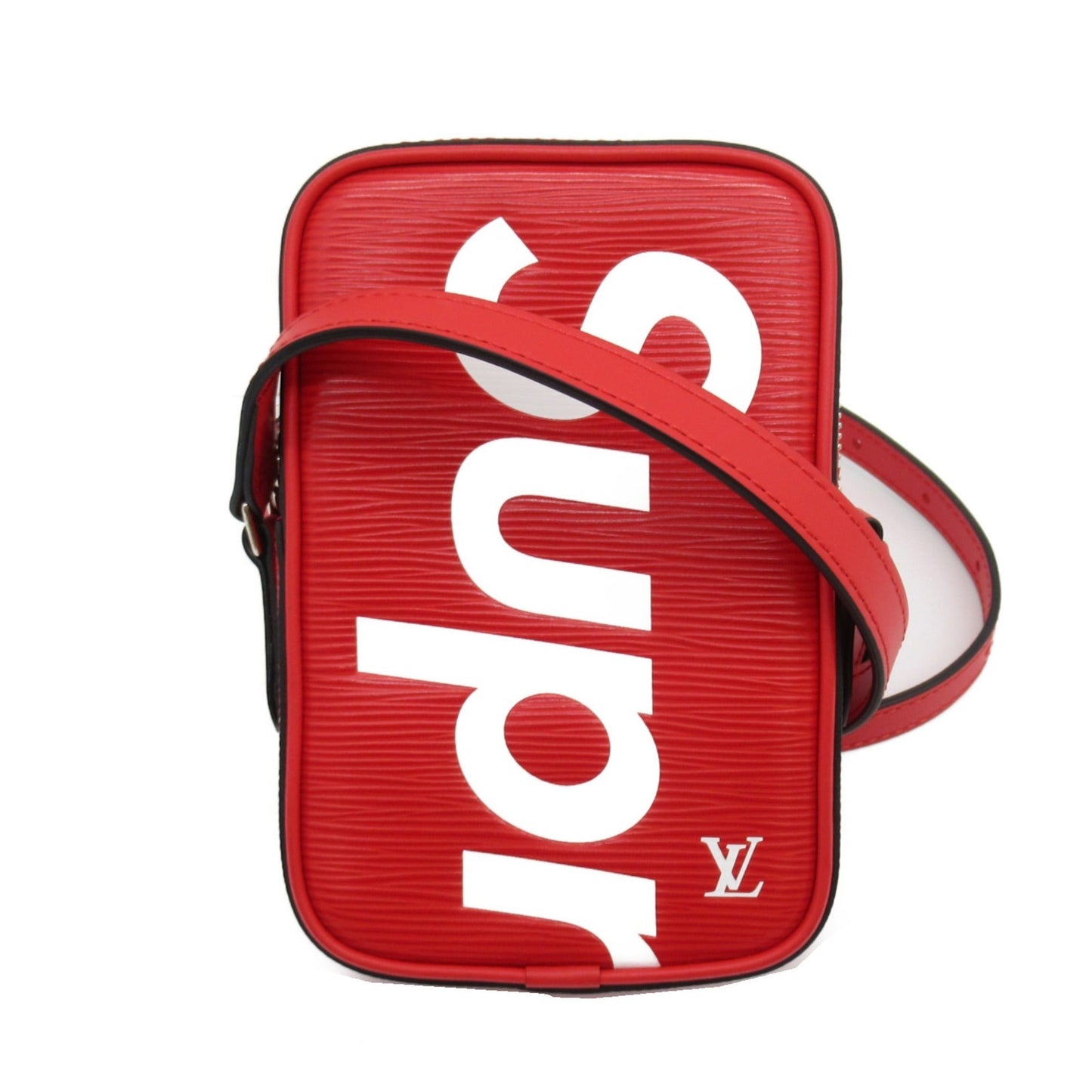 LOUIS VUITTON Danube PPM Shoulder Bag Red Epi leather