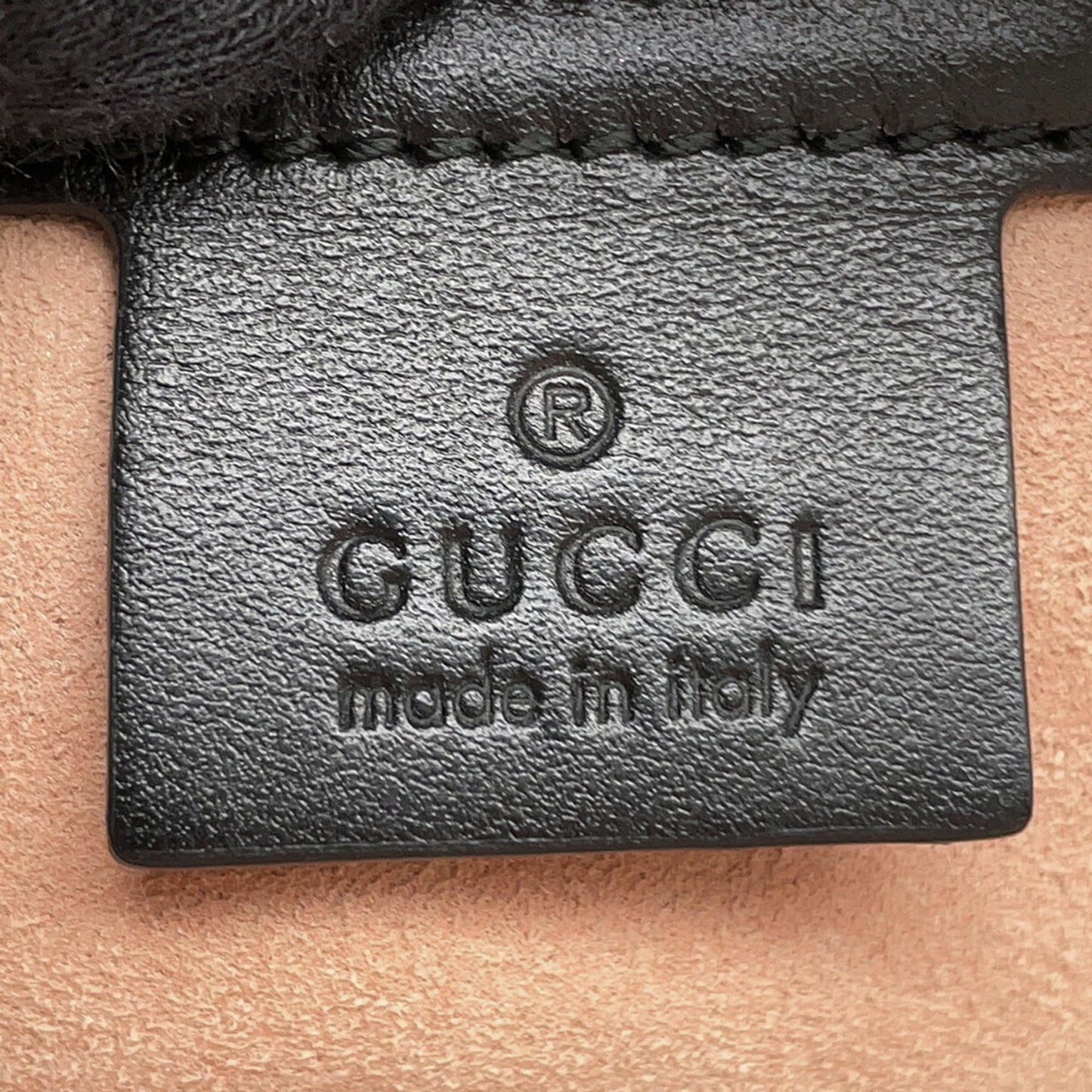 Gucci Gg Marmont Black Leather Handbag Shoulder Bag ( )